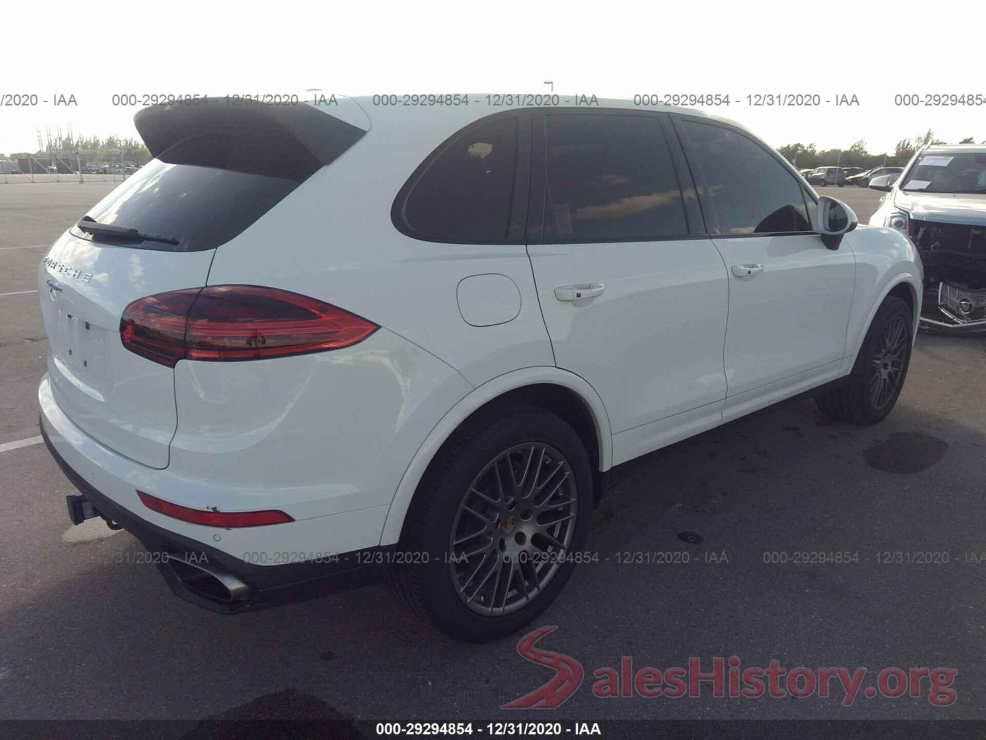 WP1AA2A29HKA80538 2017 PORSCHE CAYENNE