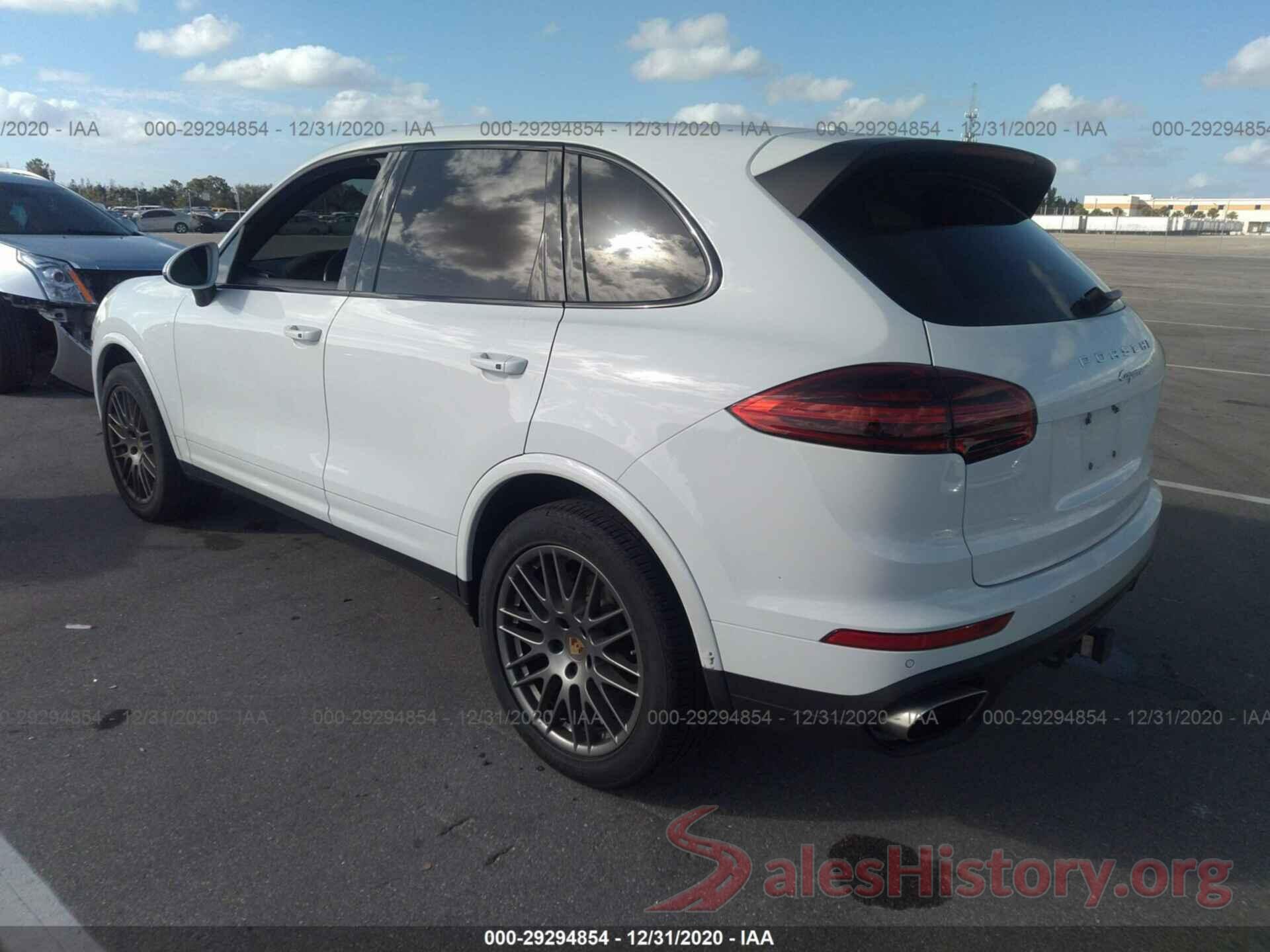 WP1AA2A29HKA80538 2017 PORSCHE CAYENNE