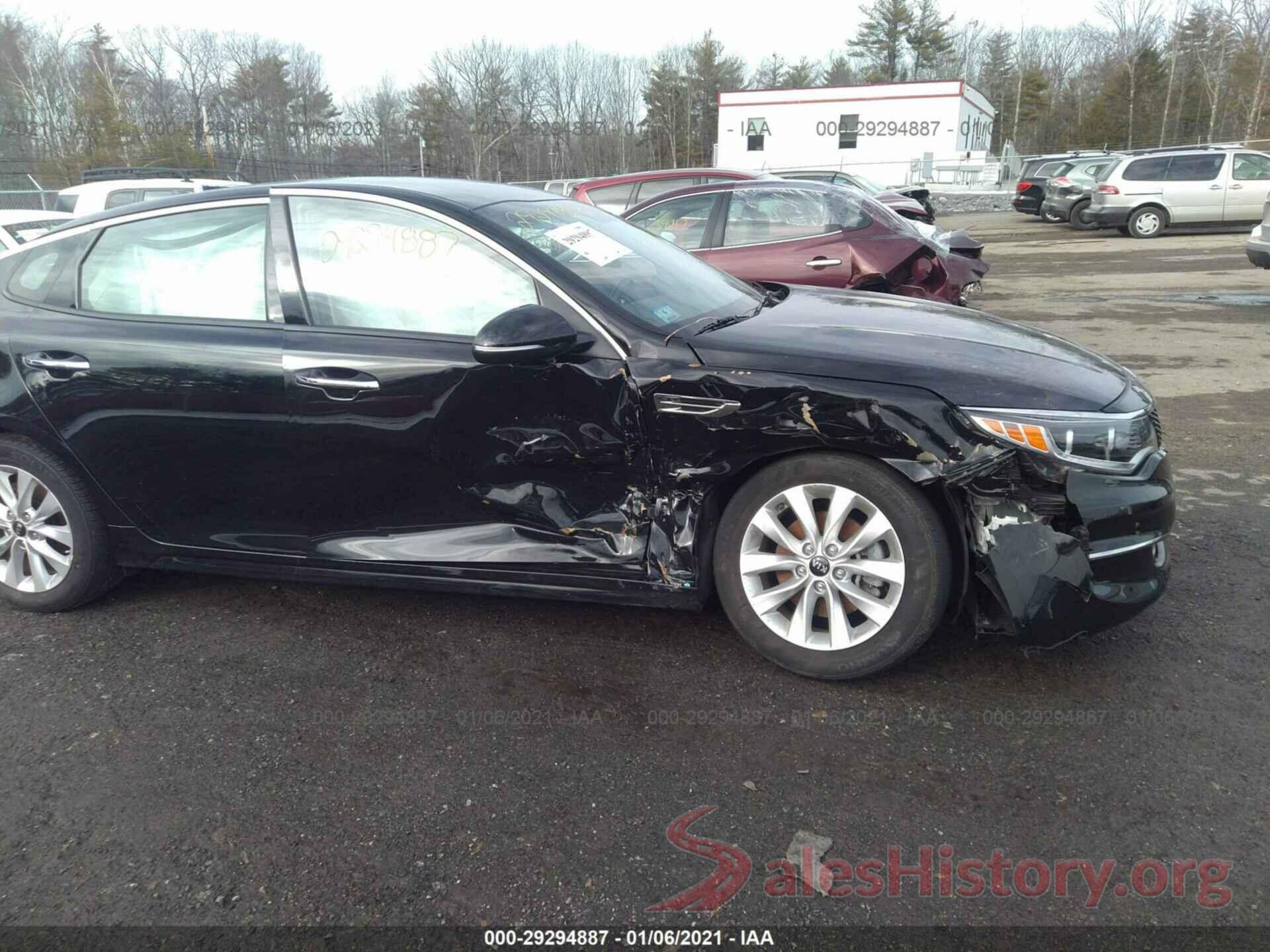 5XXGU4L37GG086822 2016 KIA OPTIMA