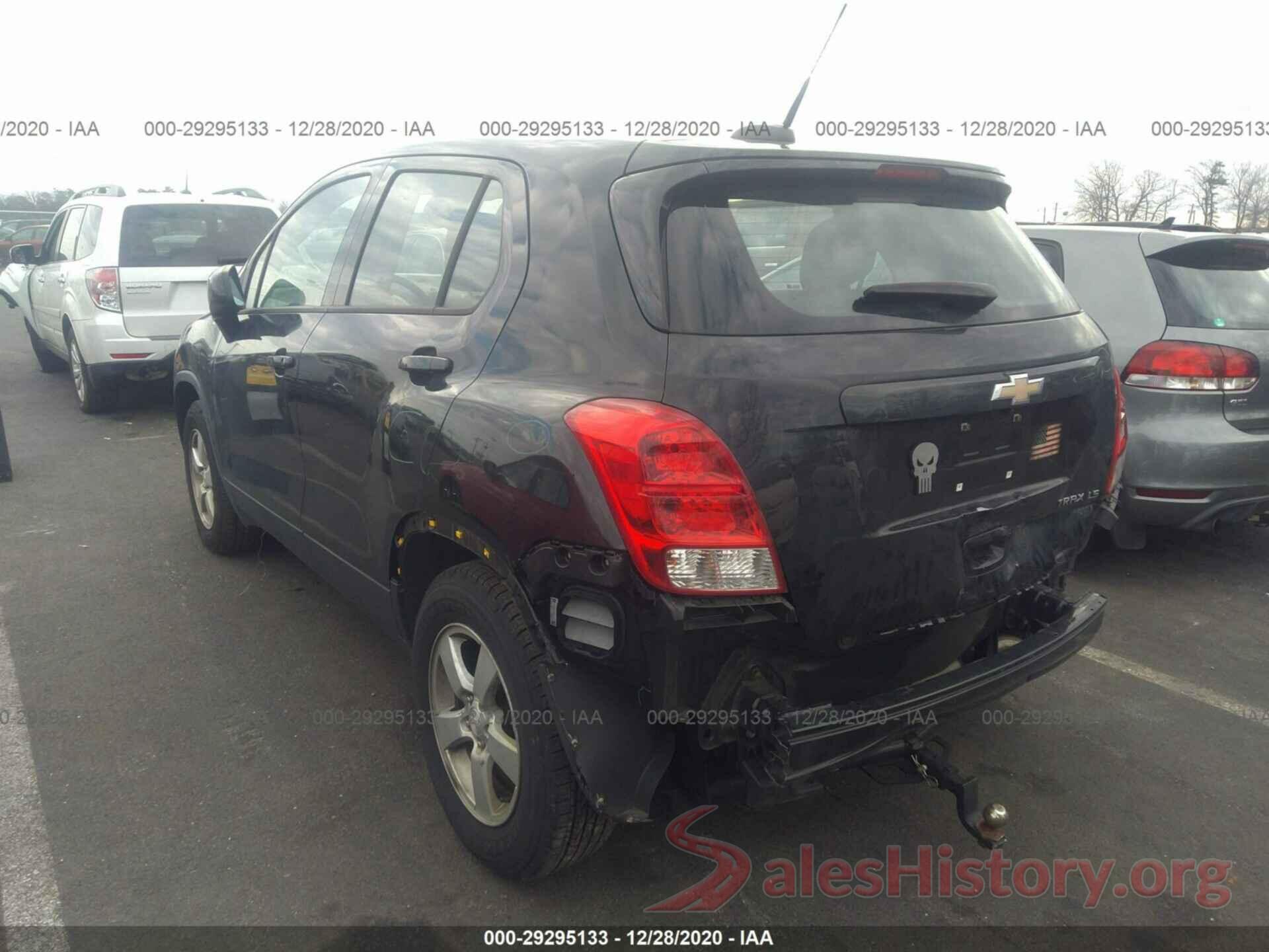 KL7CJNSB7GB631376 2016 CHEVROLET TRAX