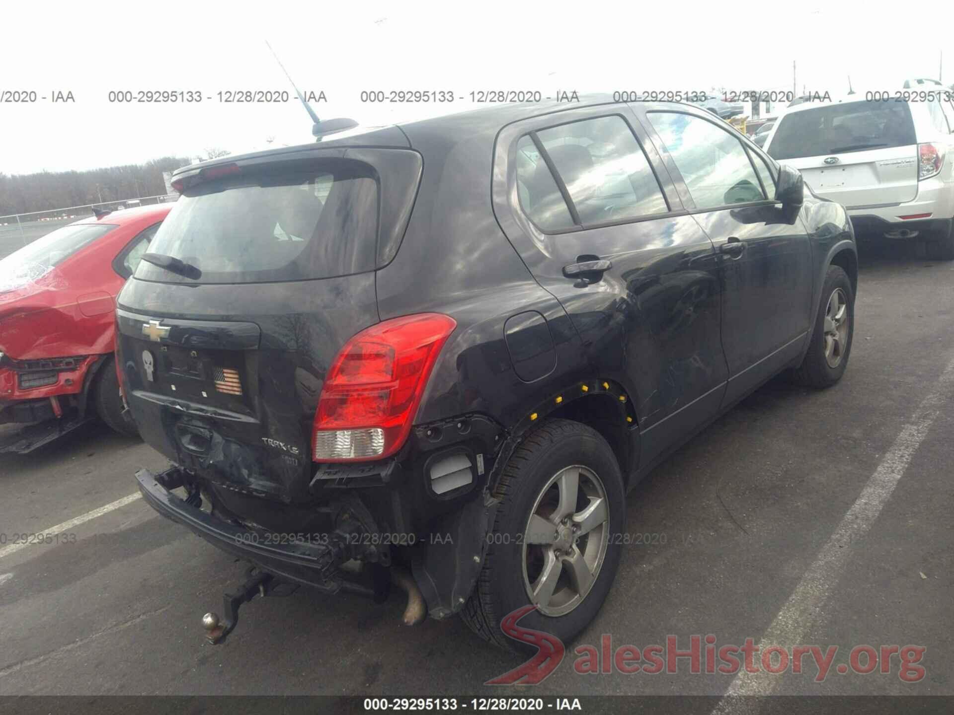 KL7CJNSB7GB631376 2016 CHEVROLET TRAX