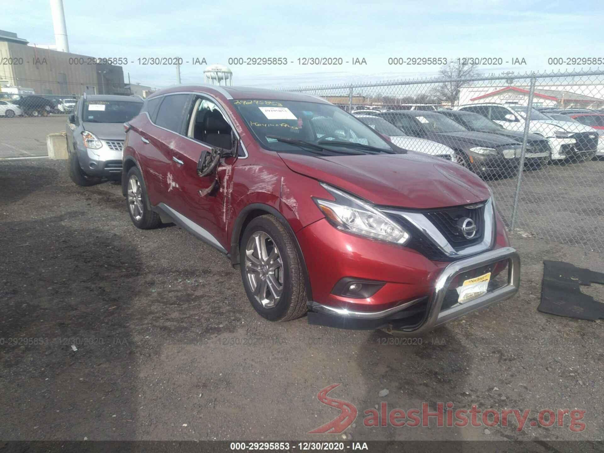 5N1AZ2MH2GN118291 2016 NISSAN MURANO