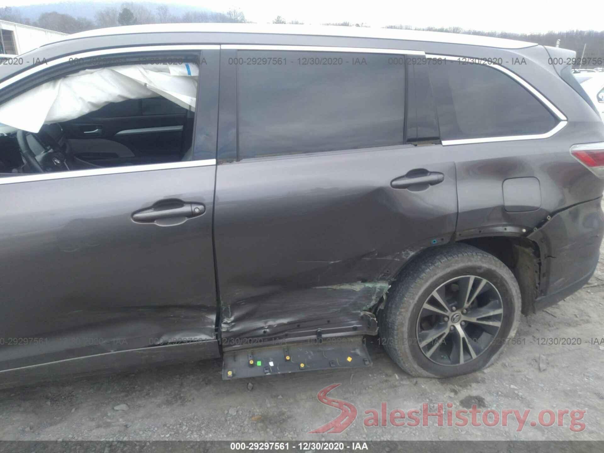 5TDKKRFH5GS144896 2016 TOYOTA HIGHLANDER