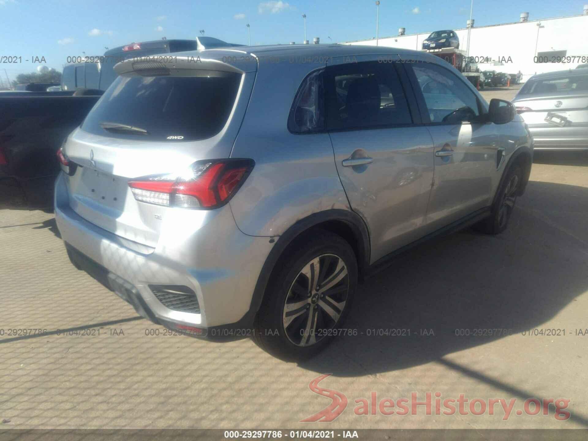 JA4AR3AU4LU017226 2020 MITSUBISHI OUTLANDER SPORT