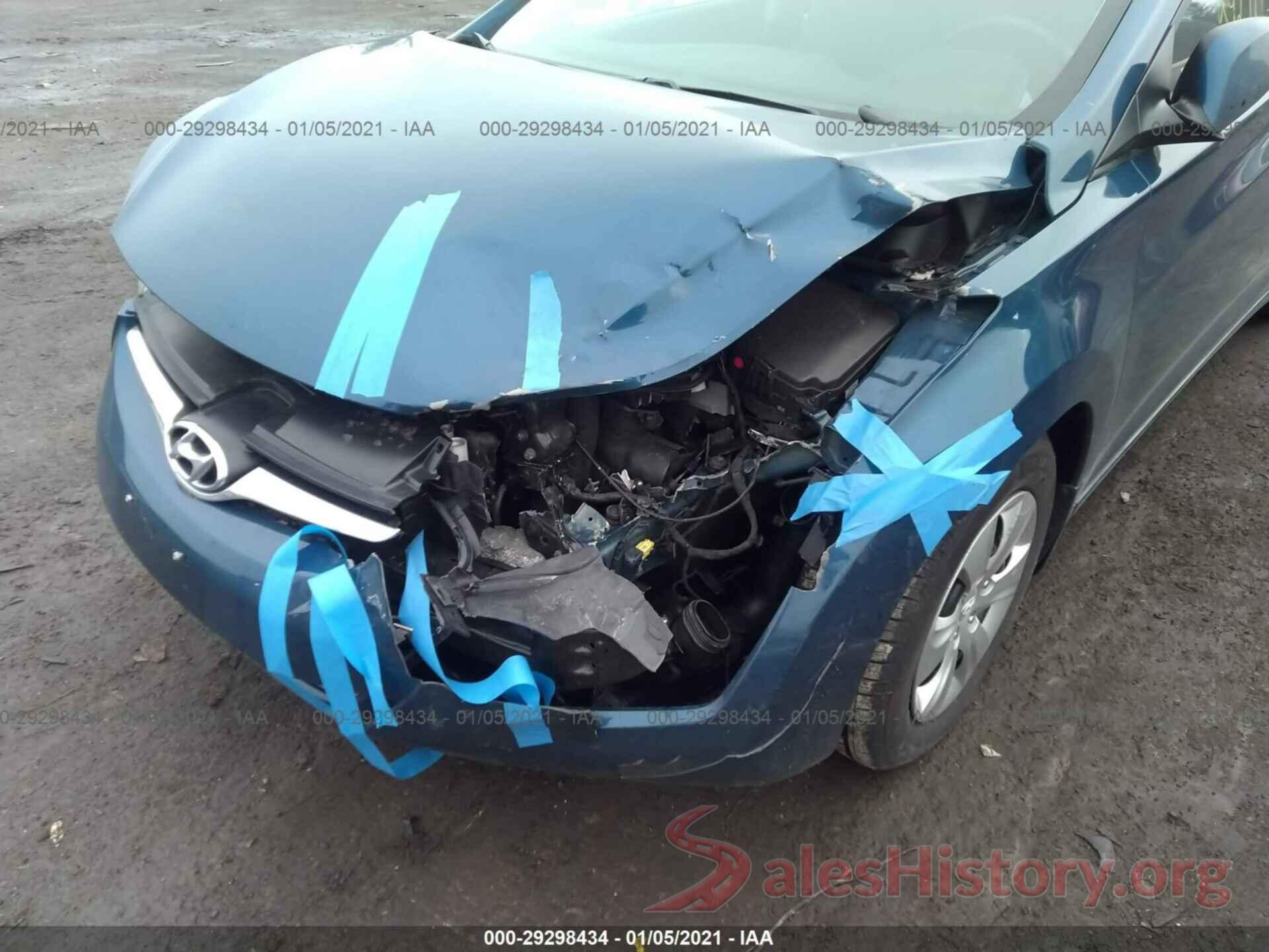 KMHDH4AE0GU618087 2016 HYUNDAI ELANTRA