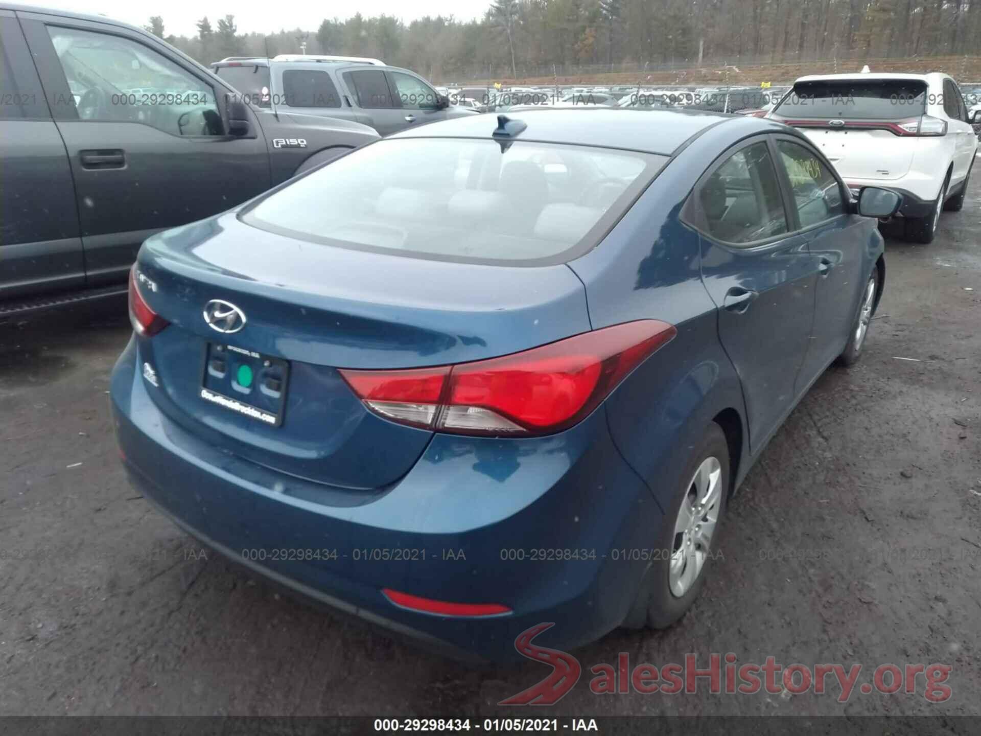 KMHDH4AE0GU618087 2016 HYUNDAI ELANTRA