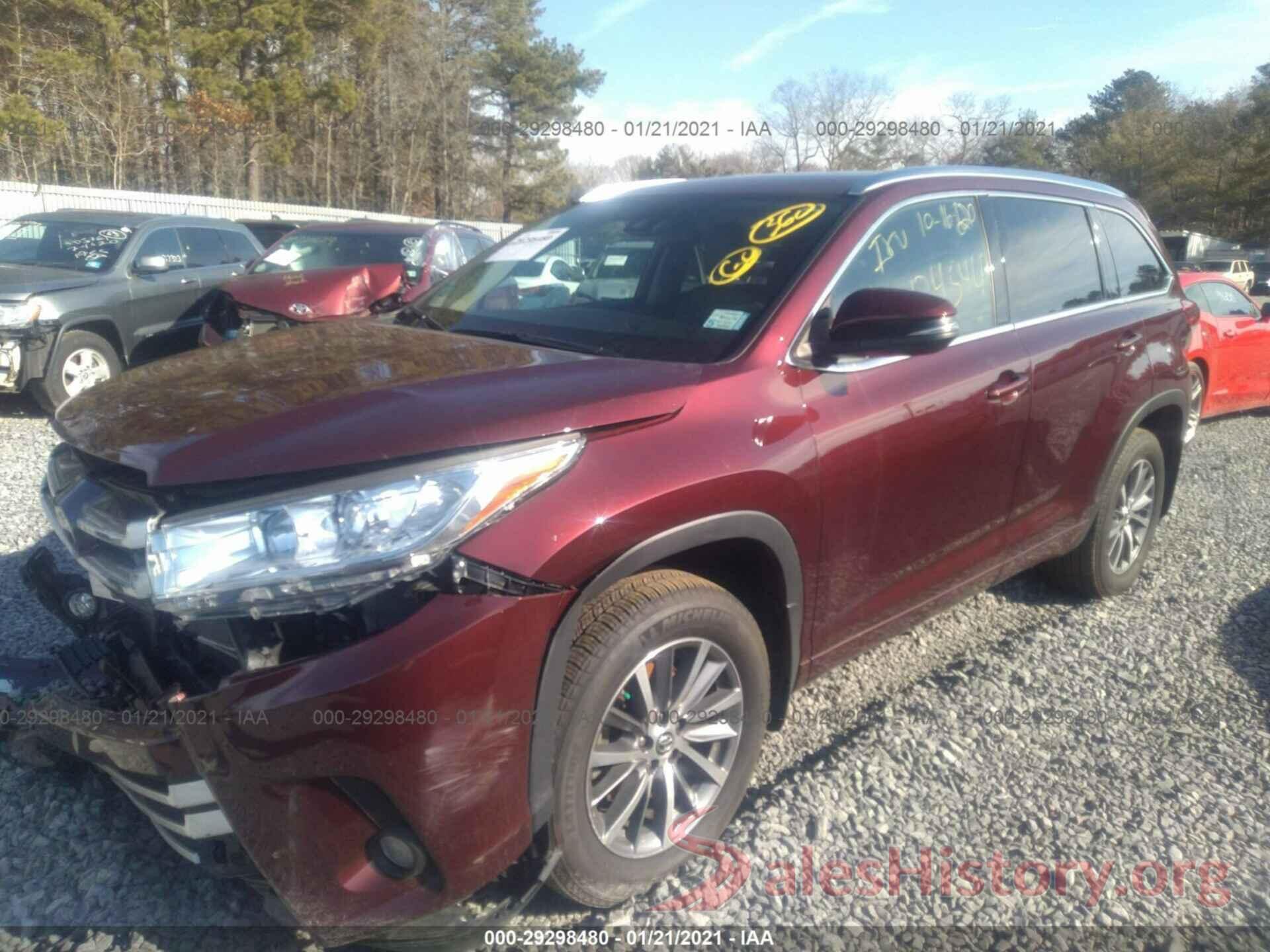 5TDJZRFH0JS895502 2018 TOYOTA HIGHLANDER