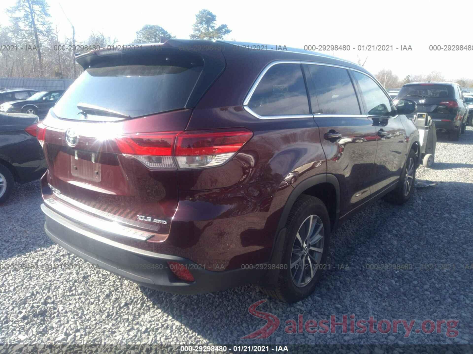 5TDJZRFH0JS895502 2018 TOYOTA HIGHLANDER