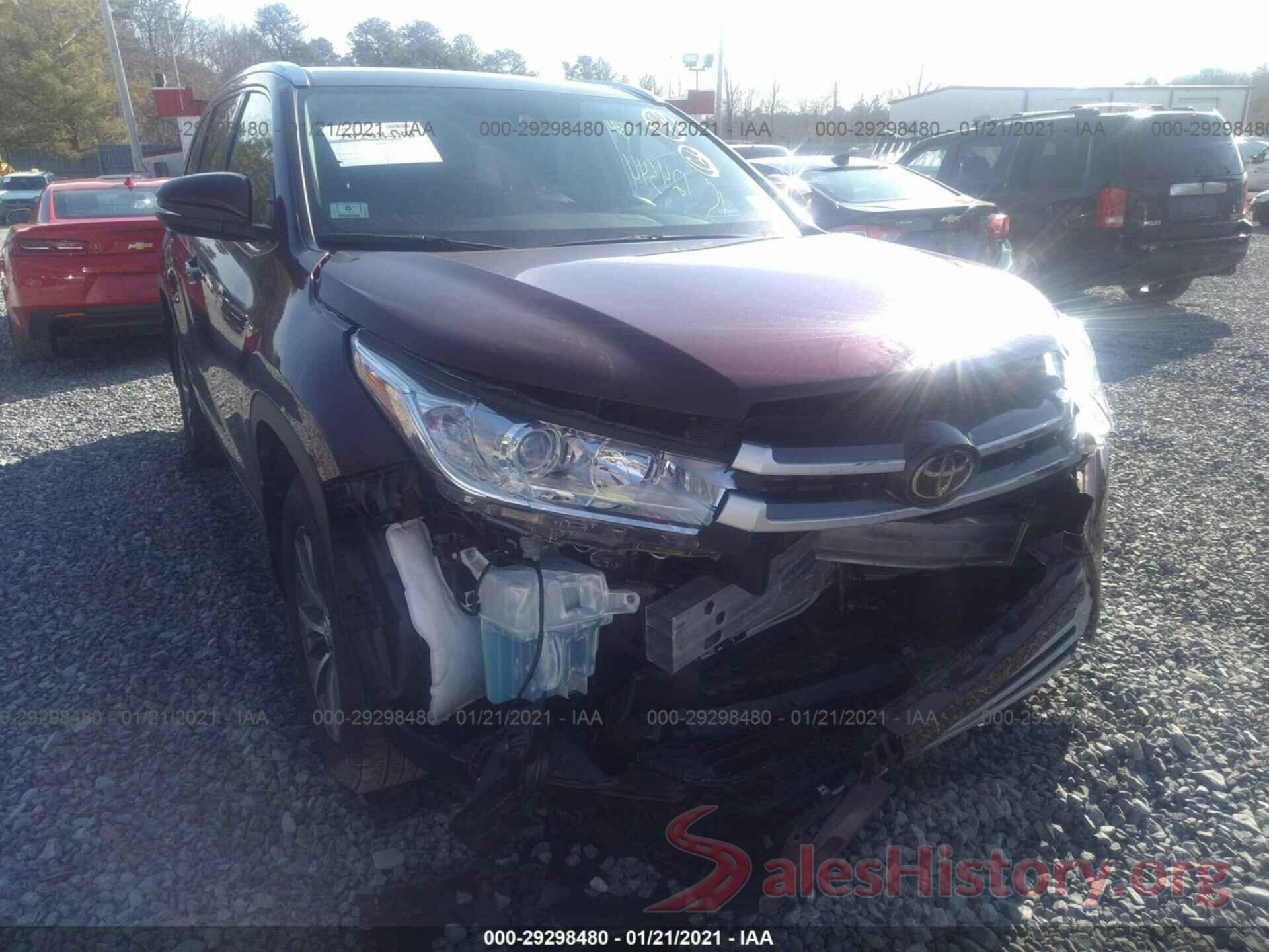 5TDJZRFH0JS895502 2018 TOYOTA HIGHLANDER