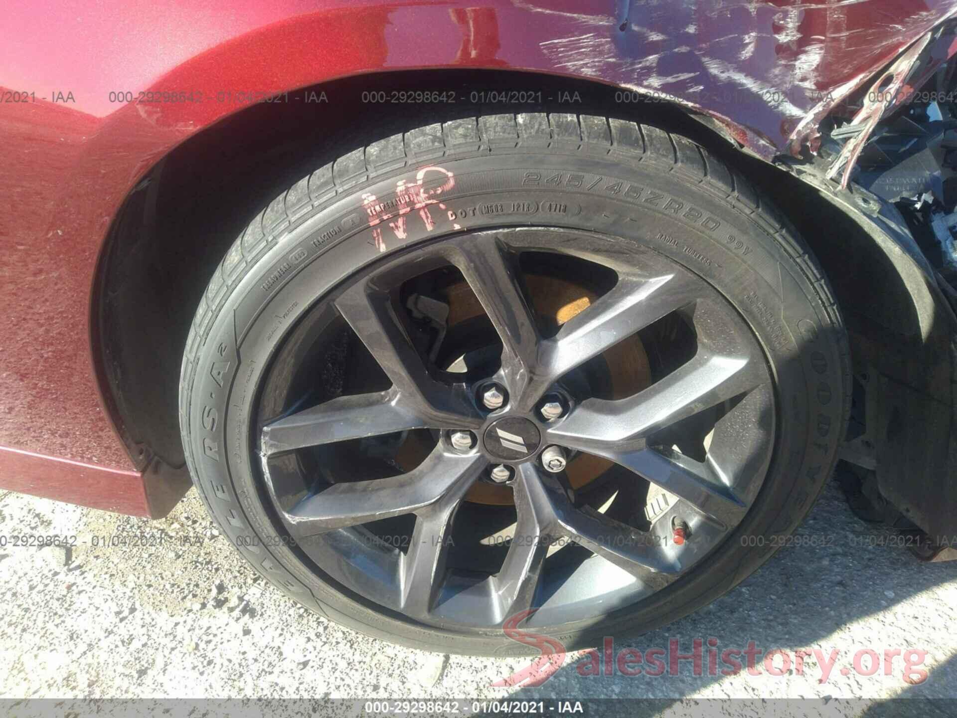 2C3CDXHG8KH572318 2019 DODGE CHARGER