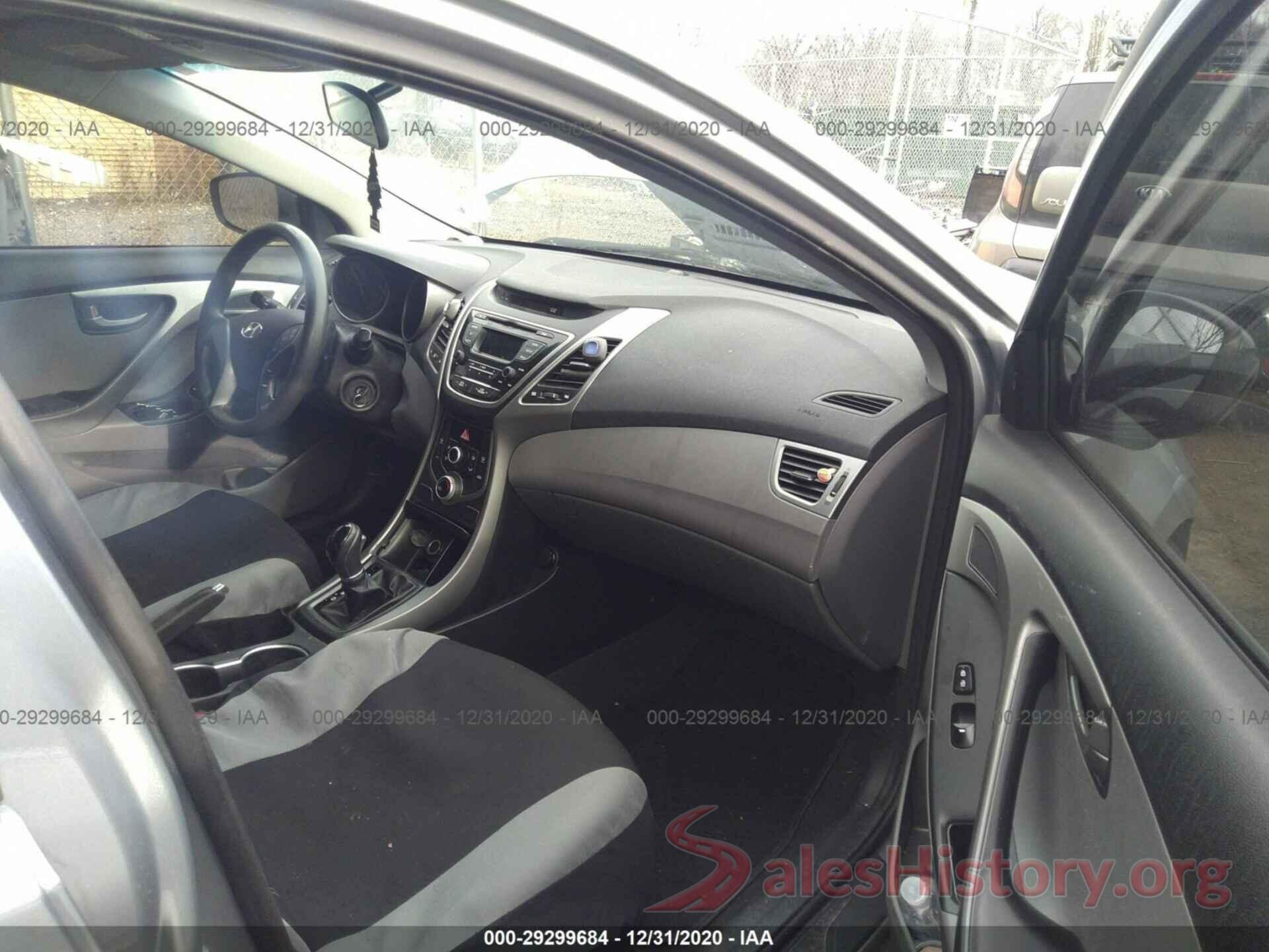 5NPDH4AE9GH740509 2016 HYUNDAI ELANTRA