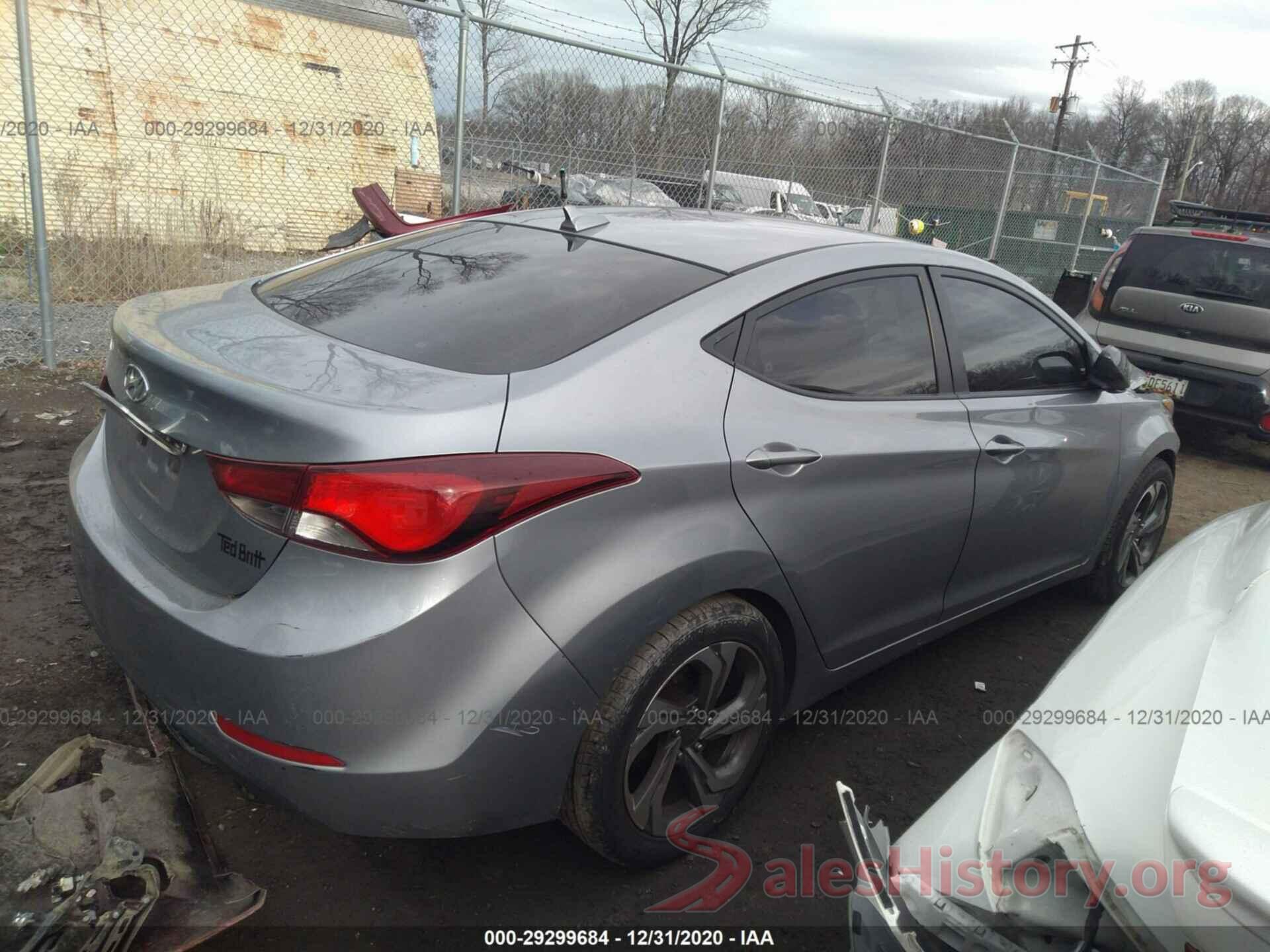 5NPDH4AE9GH740509 2016 HYUNDAI ELANTRA