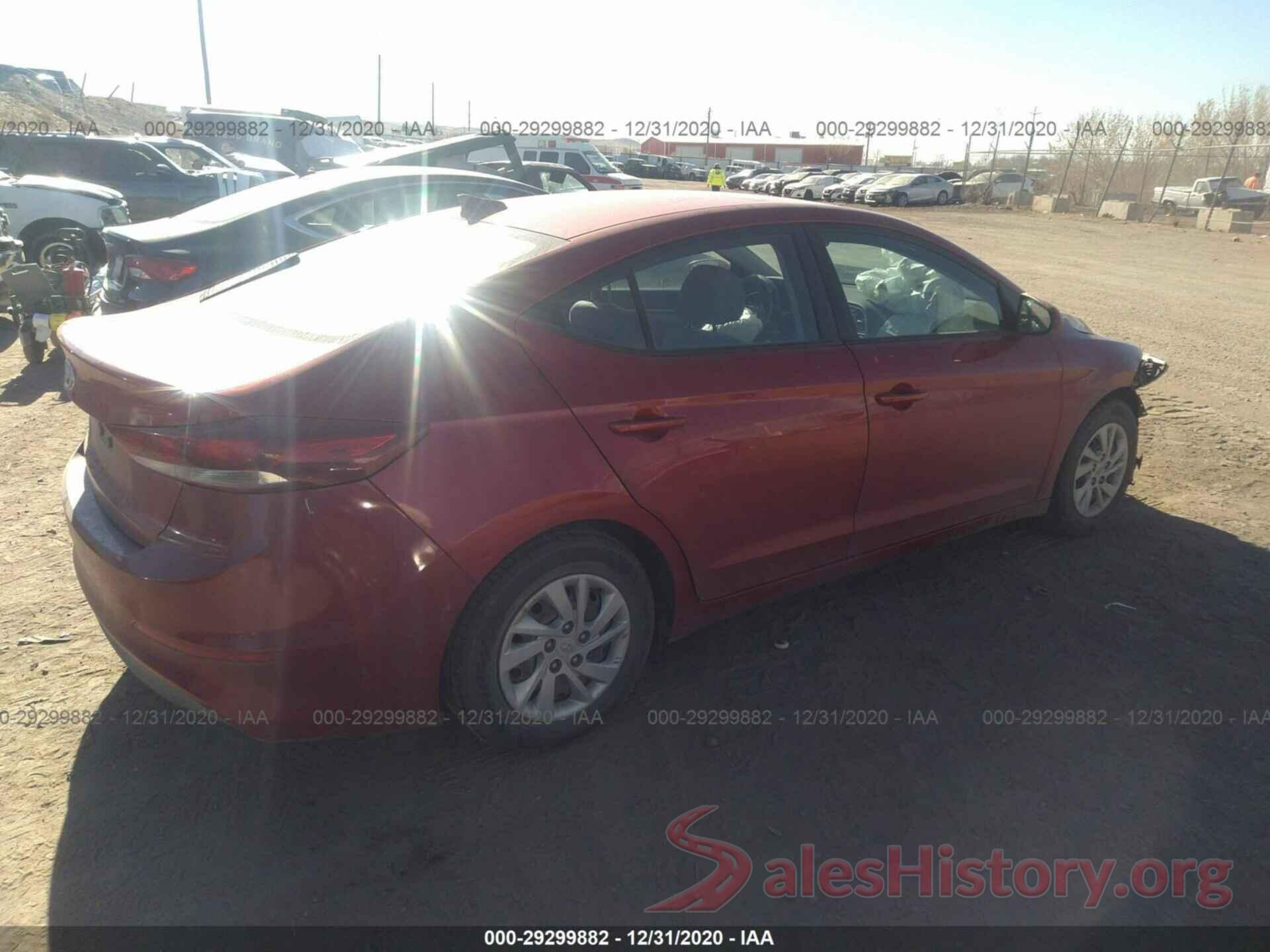 5NPD74LF8HH140302 2017 HYUNDAI ELANTRA