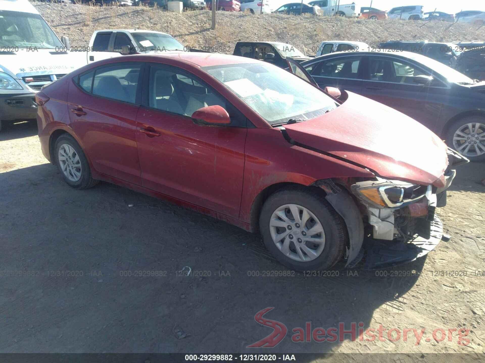 5NPD74LF8HH140302 2017 HYUNDAI ELANTRA