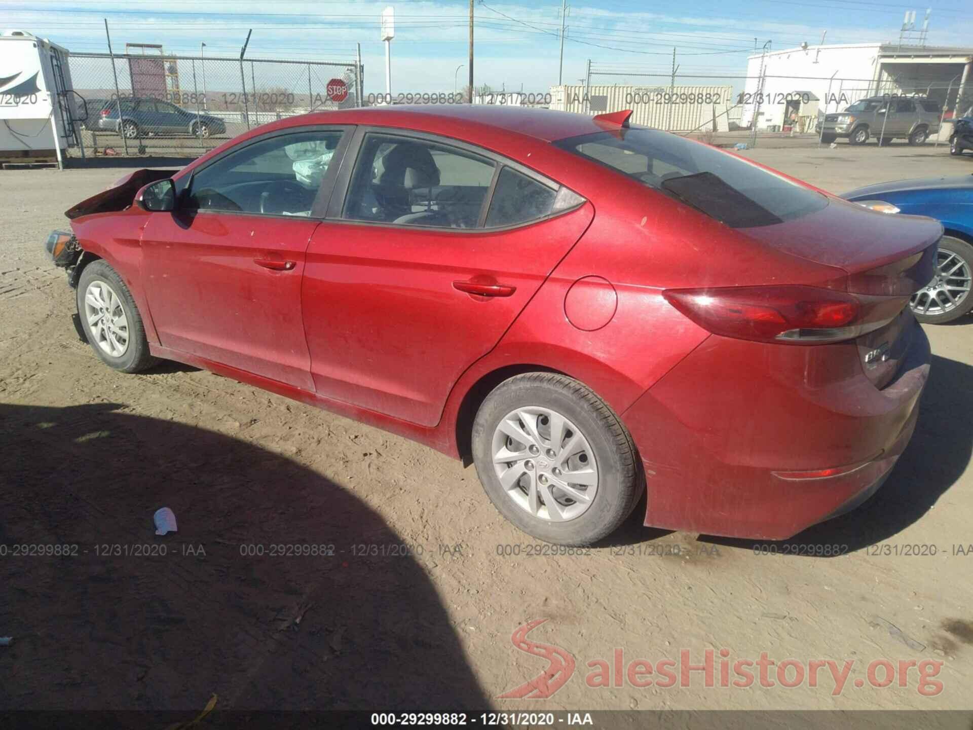 5NPD74LF8HH140302 2017 HYUNDAI ELANTRA