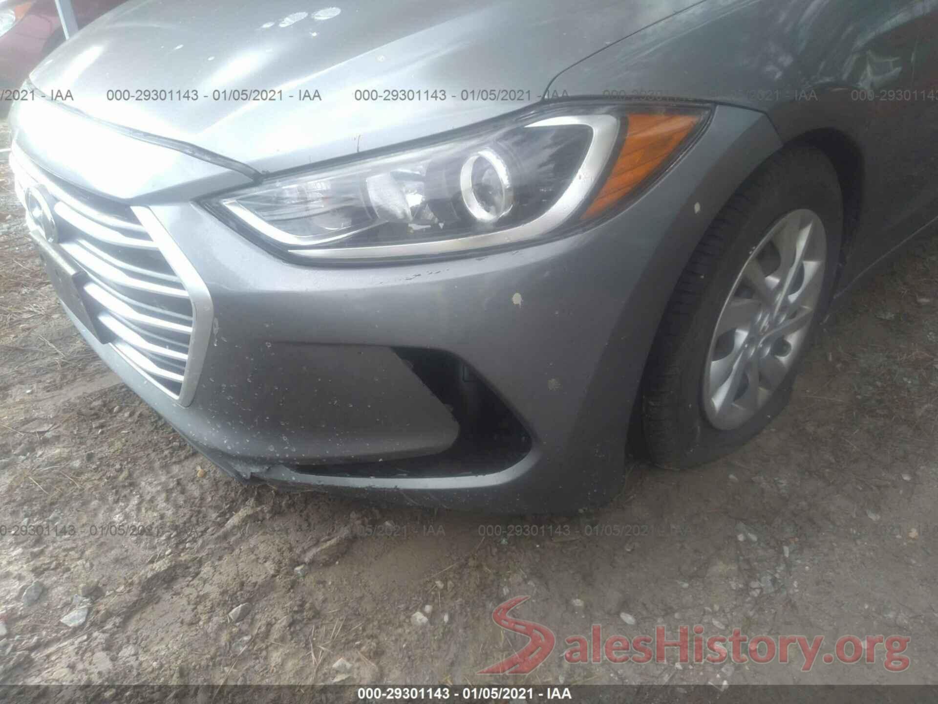 KMHD74LF6HU070915 2017 HYUNDAI ELANTRA