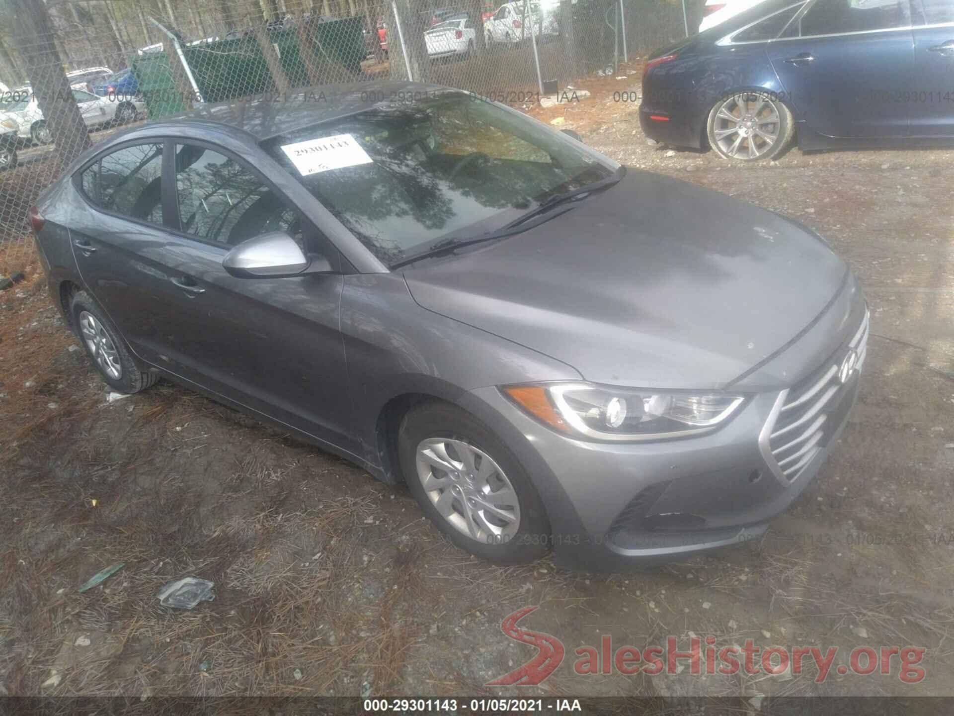 KMHD74LF6HU070915 2017 HYUNDAI ELANTRA