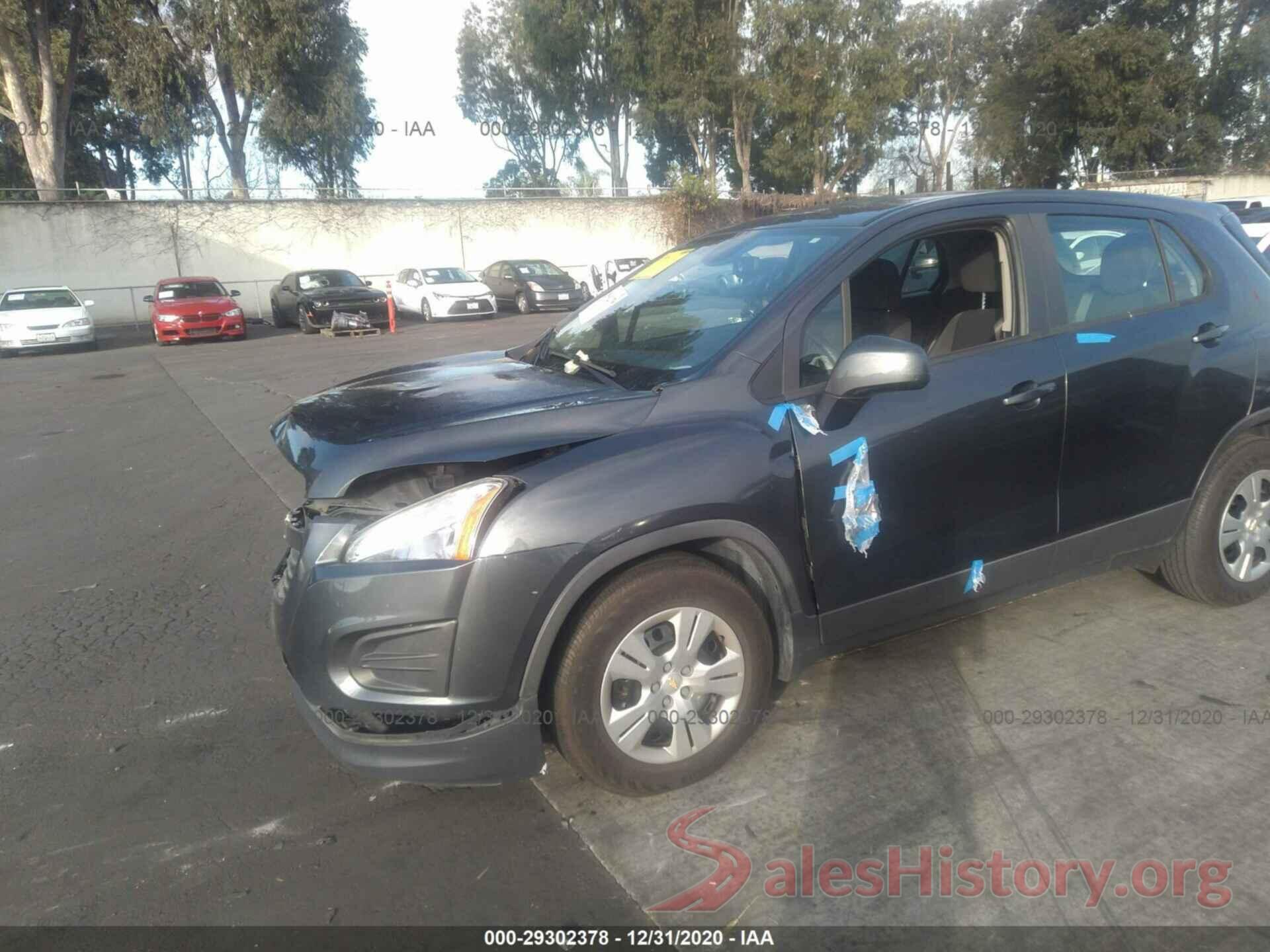 3GNCJKSB2GL257038 2016 CHEVROLET TRAX