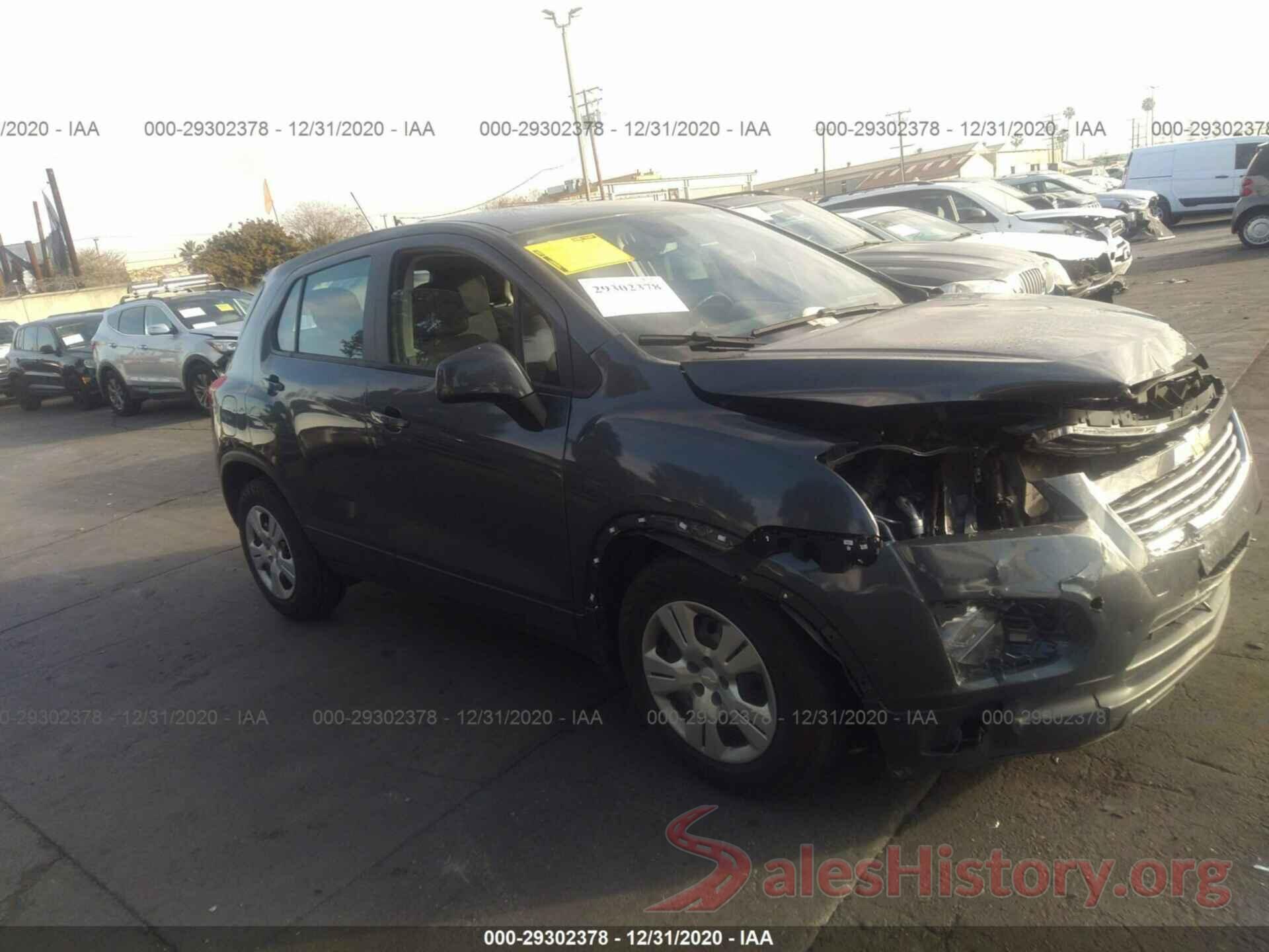 3GNCJKSB2GL257038 2016 CHEVROLET TRAX