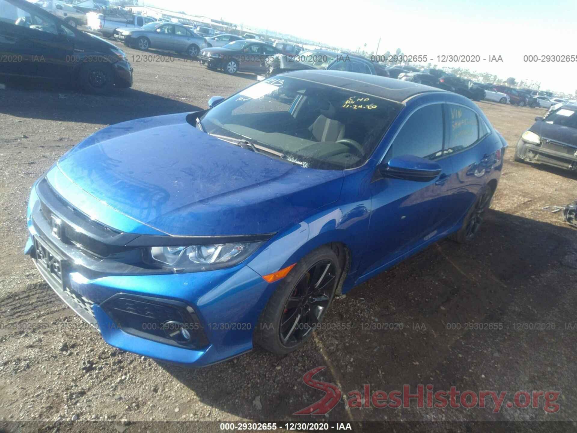 SHHFK7H68KU409565 2019 HONDA CIVIC HATCHBACK