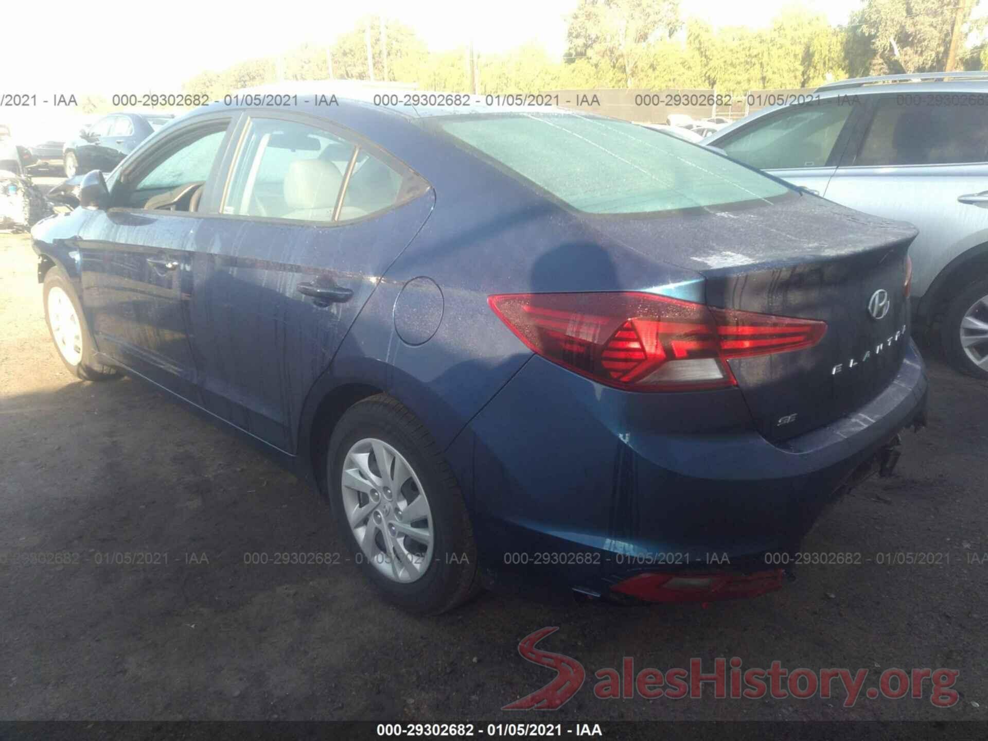 5NPD74LF8LH511547 2020 HYUNDAI ELANTRA