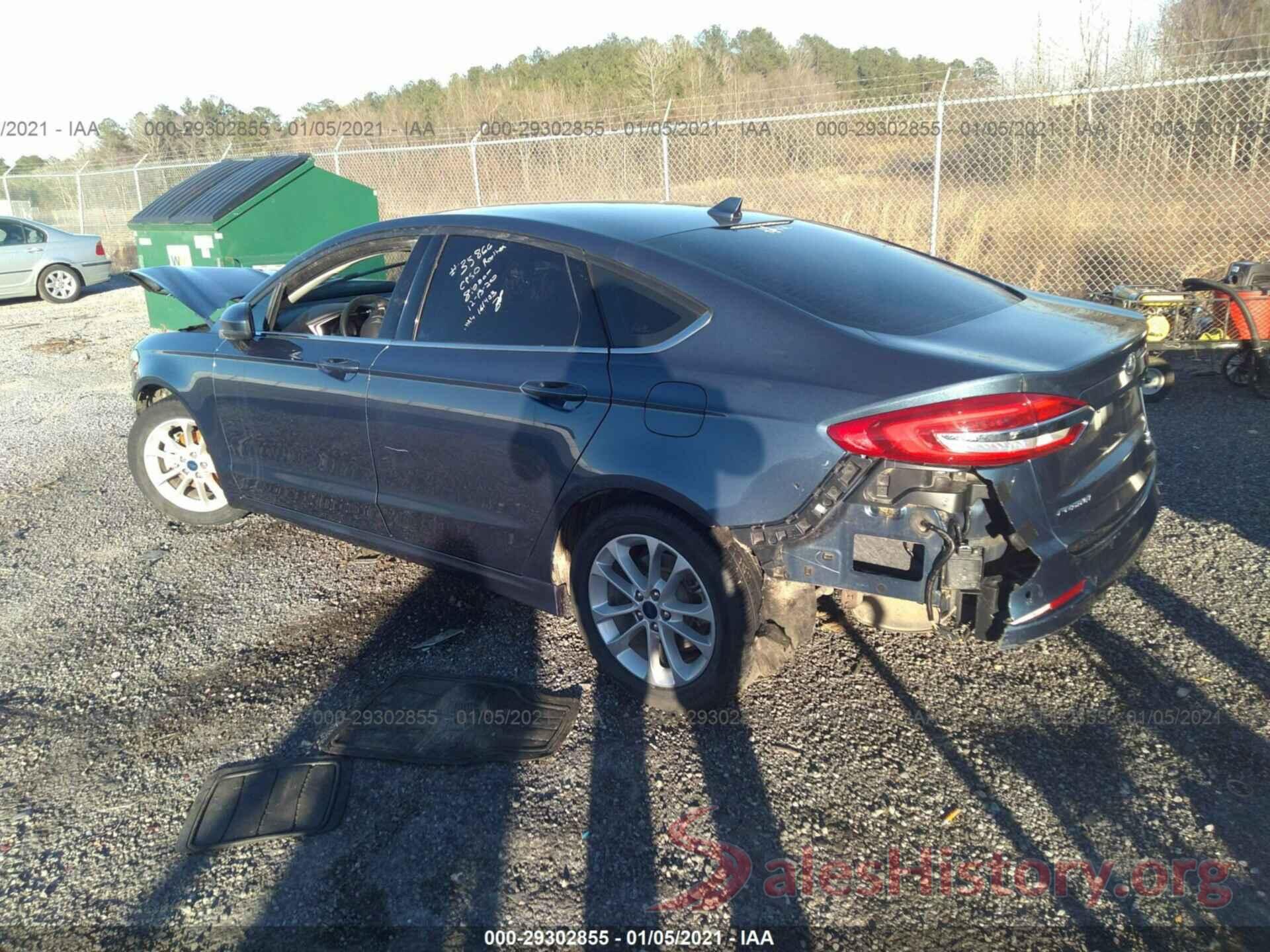 3FA6P0HD5KR161403 2019 FORD FUSION