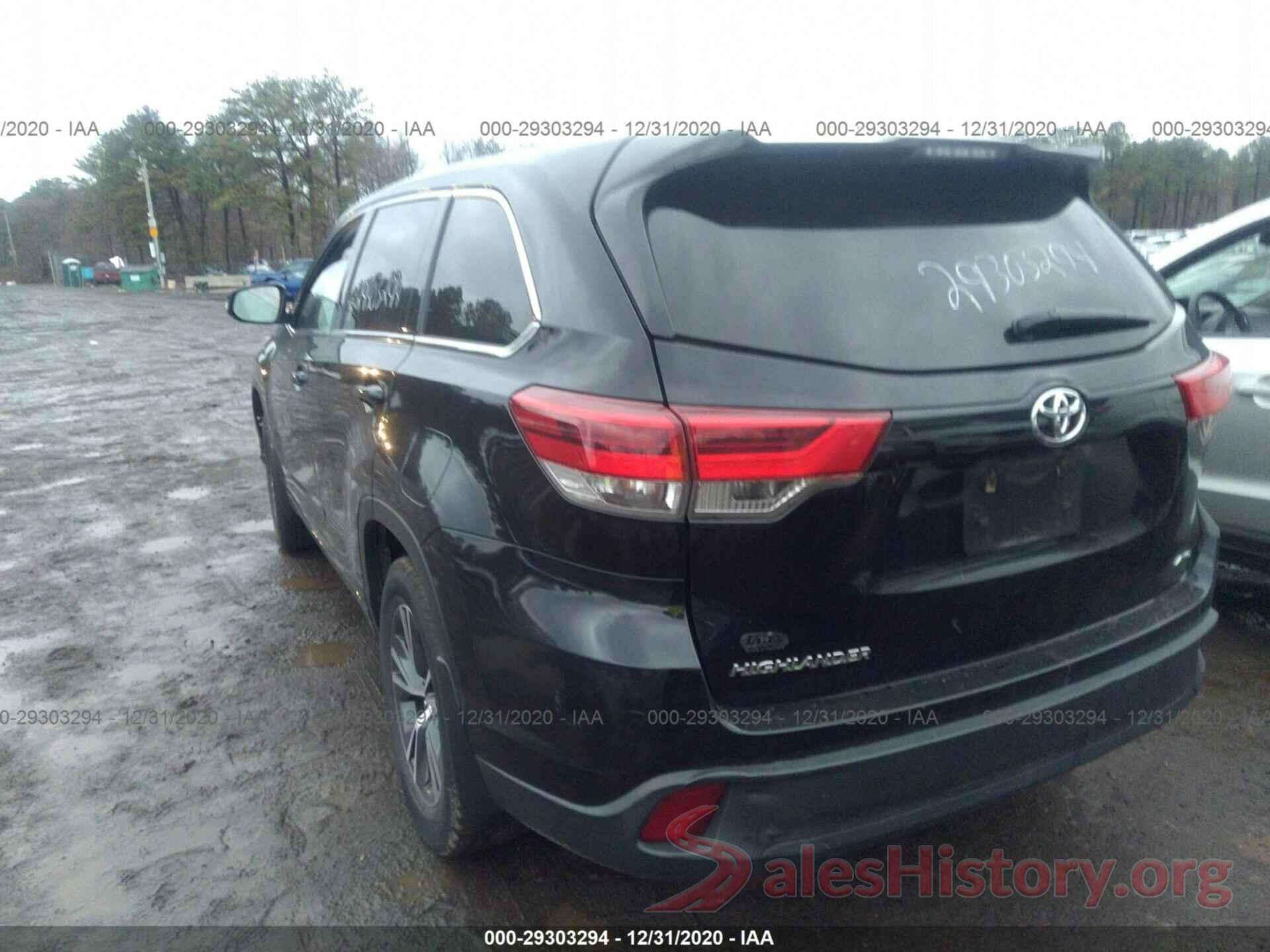 5TDBZRFH3HS441081 2017 TOYOTA HIGHLANDER