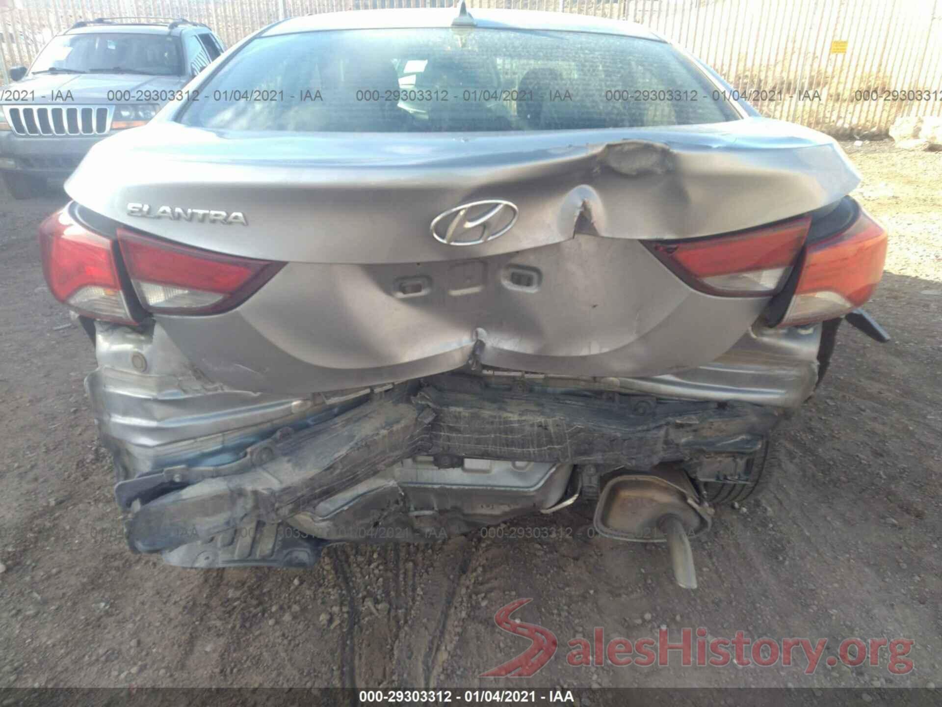 5NPDH4AE9GH692171 2016 HYUNDAI ELANTRA