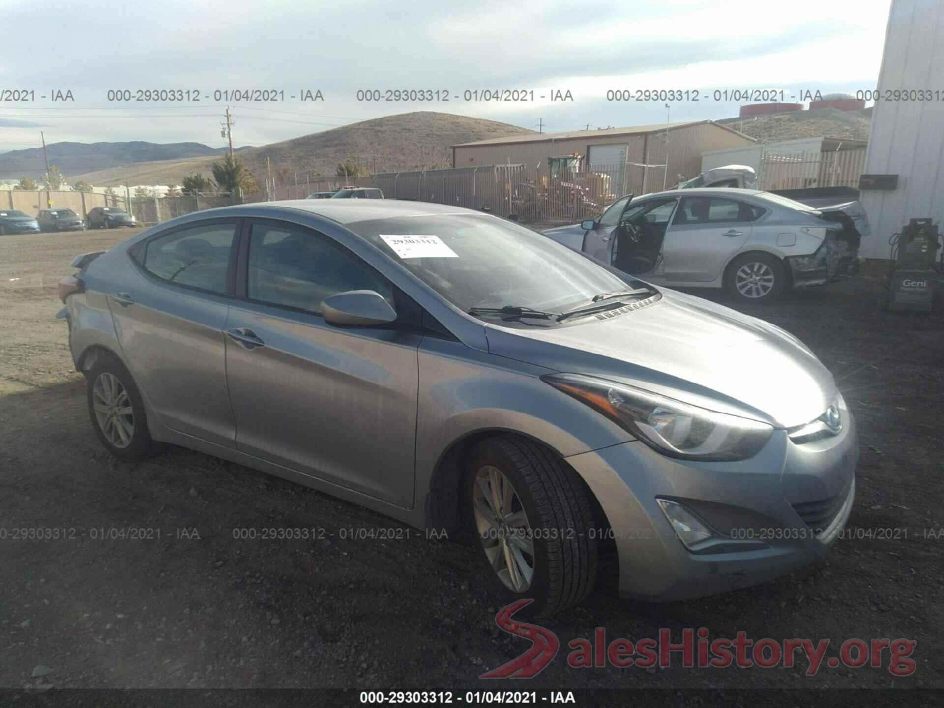 5NPDH4AE9GH692171 2016 HYUNDAI ELANTRA