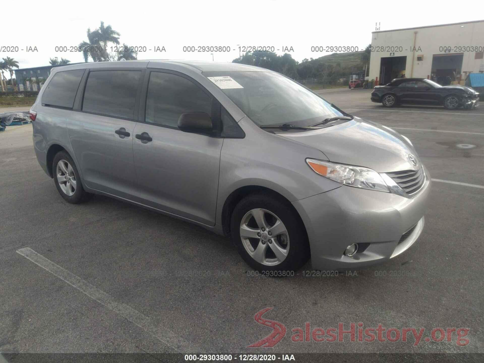 5TDZK3DC2GS697606 2016 TOYOTA SIENNA