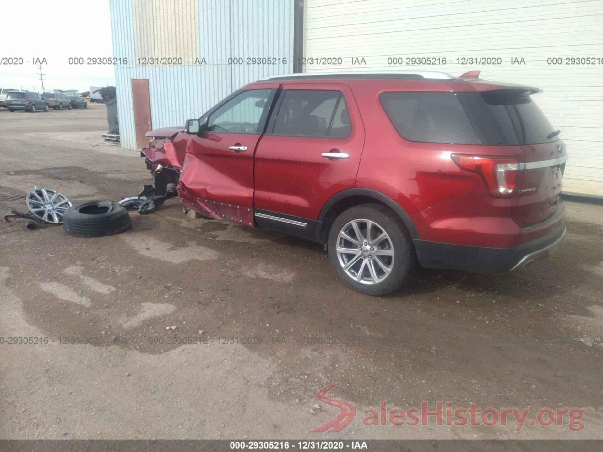 1FM5K7F89GGA29760 2016 FORD EXPLORER