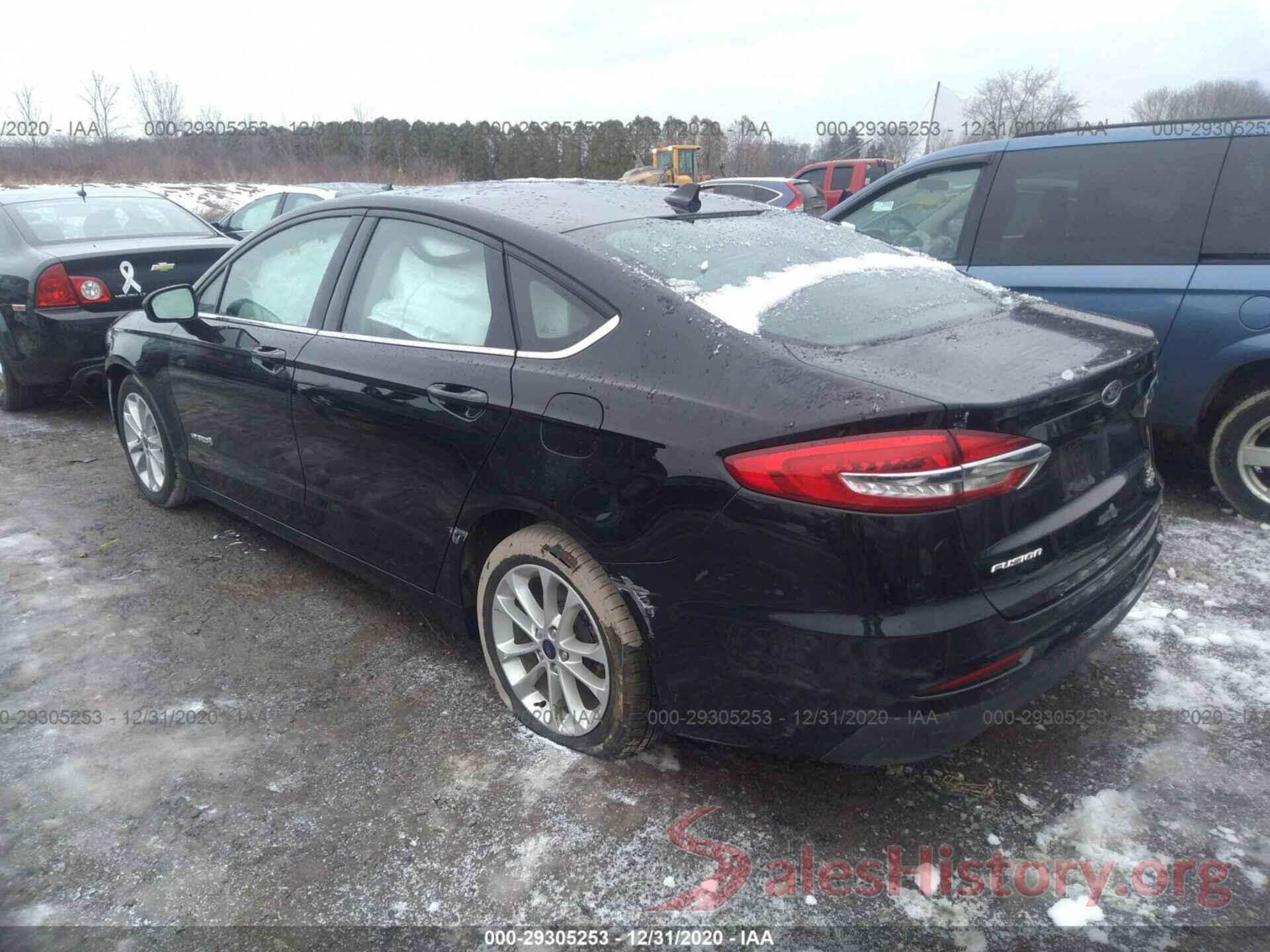 3FA6P0LU2KR100646 2019 FORD FUSION HYBRID