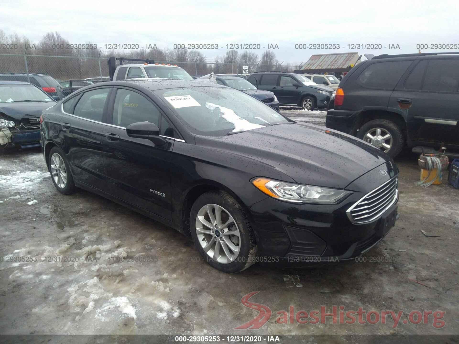 3FA6P0LU2KR100646 2019 FORD FUSION HYBRID