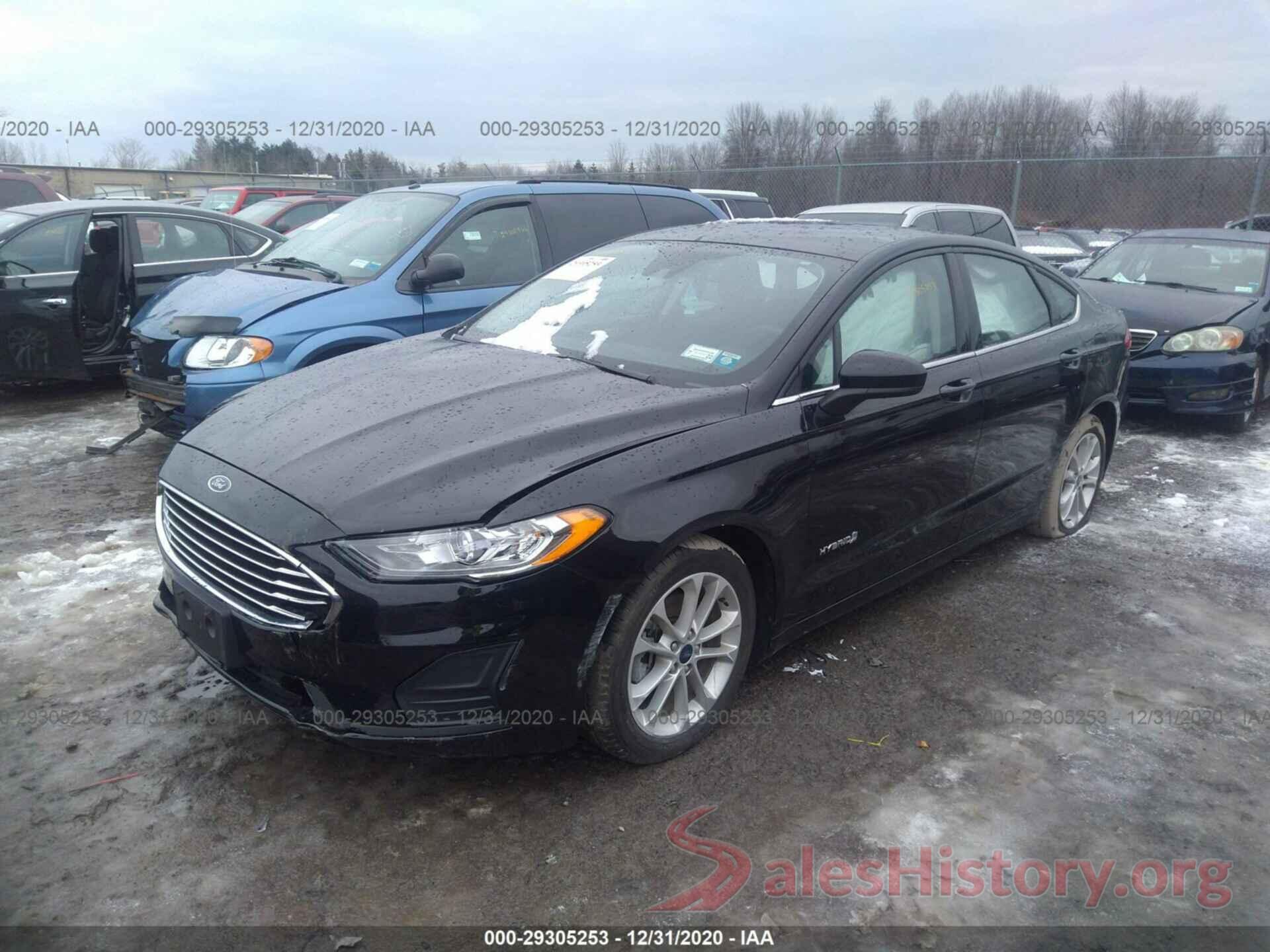 3FA6P0LU2KR100646 2019 FORD FUSION HYBRID