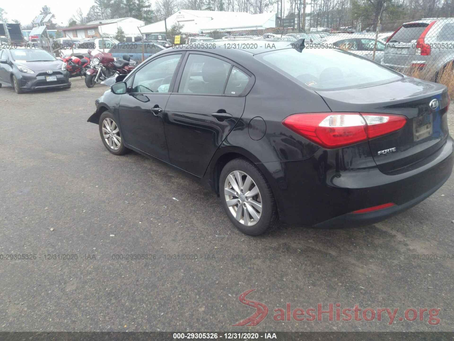 KNAFX4A6XG5575166 2016 KIA FORTE