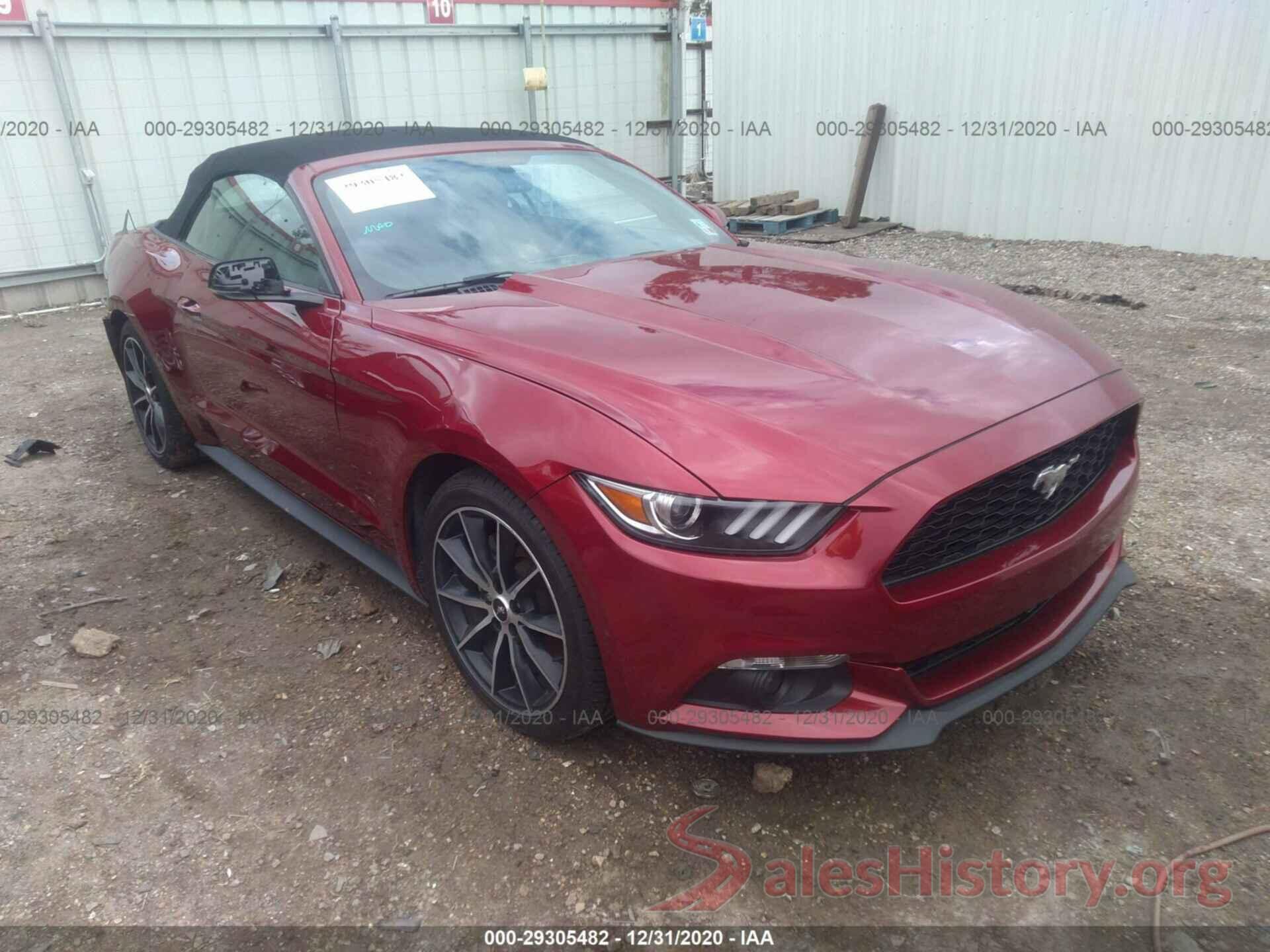 1FATP8UH3H5333210 2017 FORD MUSTANG