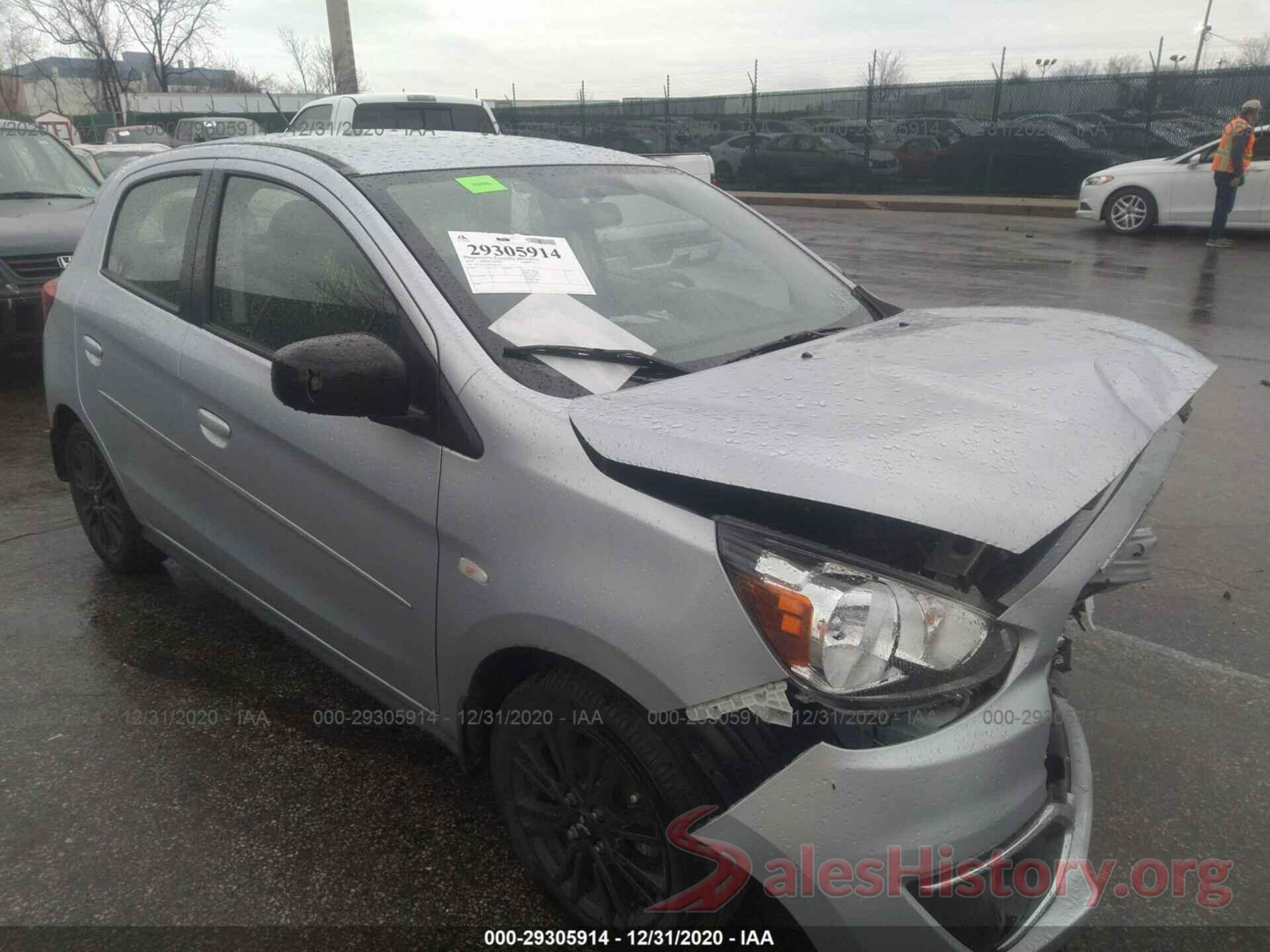 ML32A5HJXLH001813 2020 MITSUBISHI MIRAGE