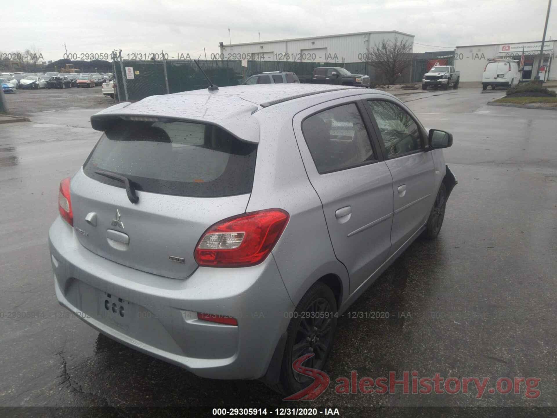 ML32A5HJXLH001813 2020 MITSUBISHI MIRAGE