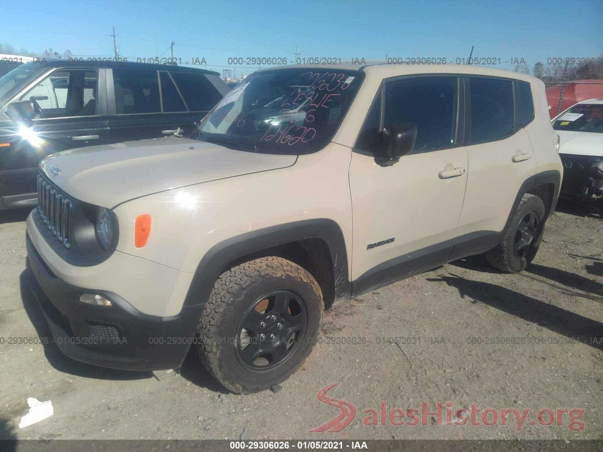 ZACCJBATXGPE19816 2016 JEEP RENEGADE