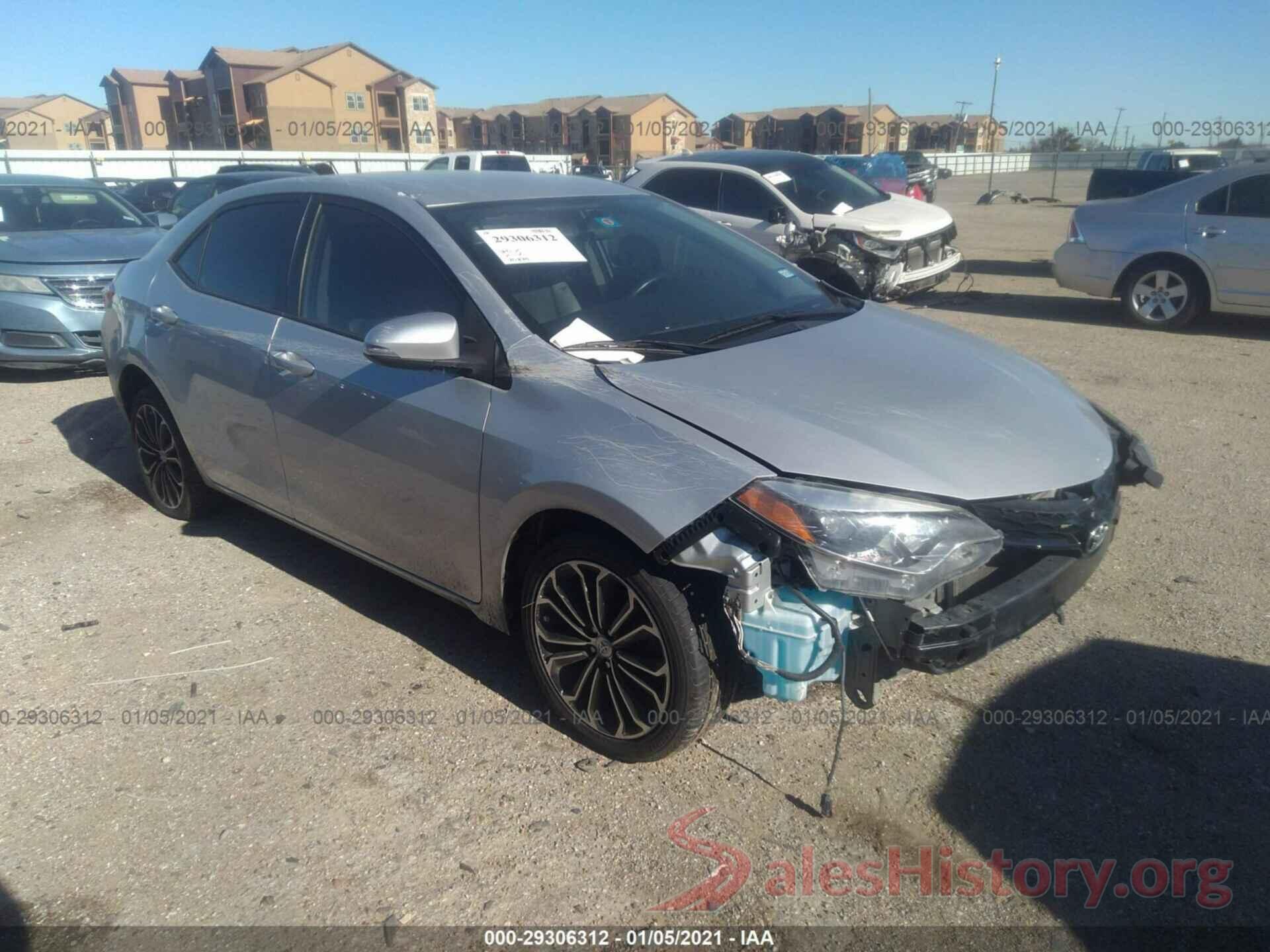 5YFBURHE6GP402154 2016 TOYOTA COROLLA