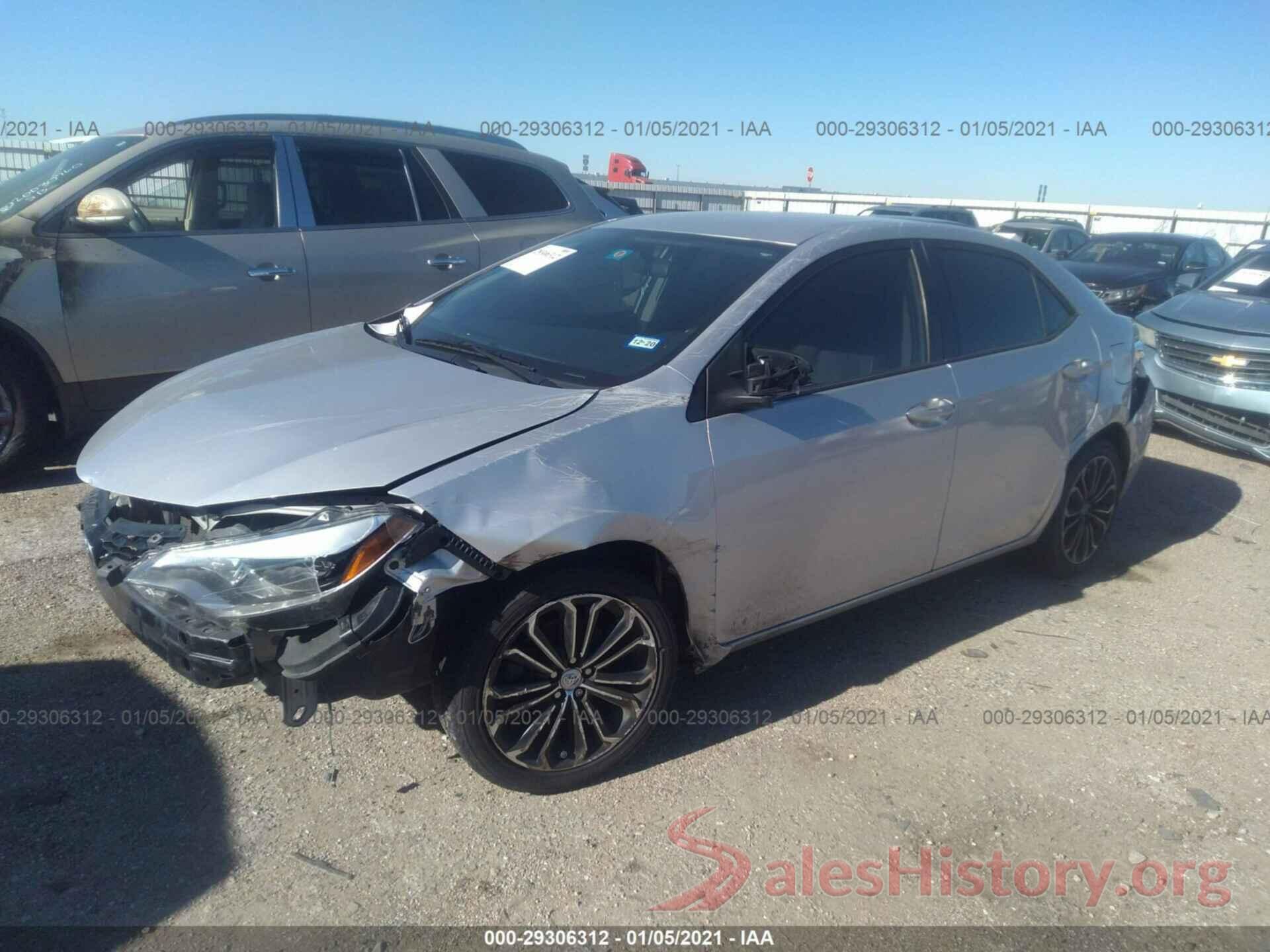 5YFBURHE6GP402154 2016 TOYOTA COROLLA