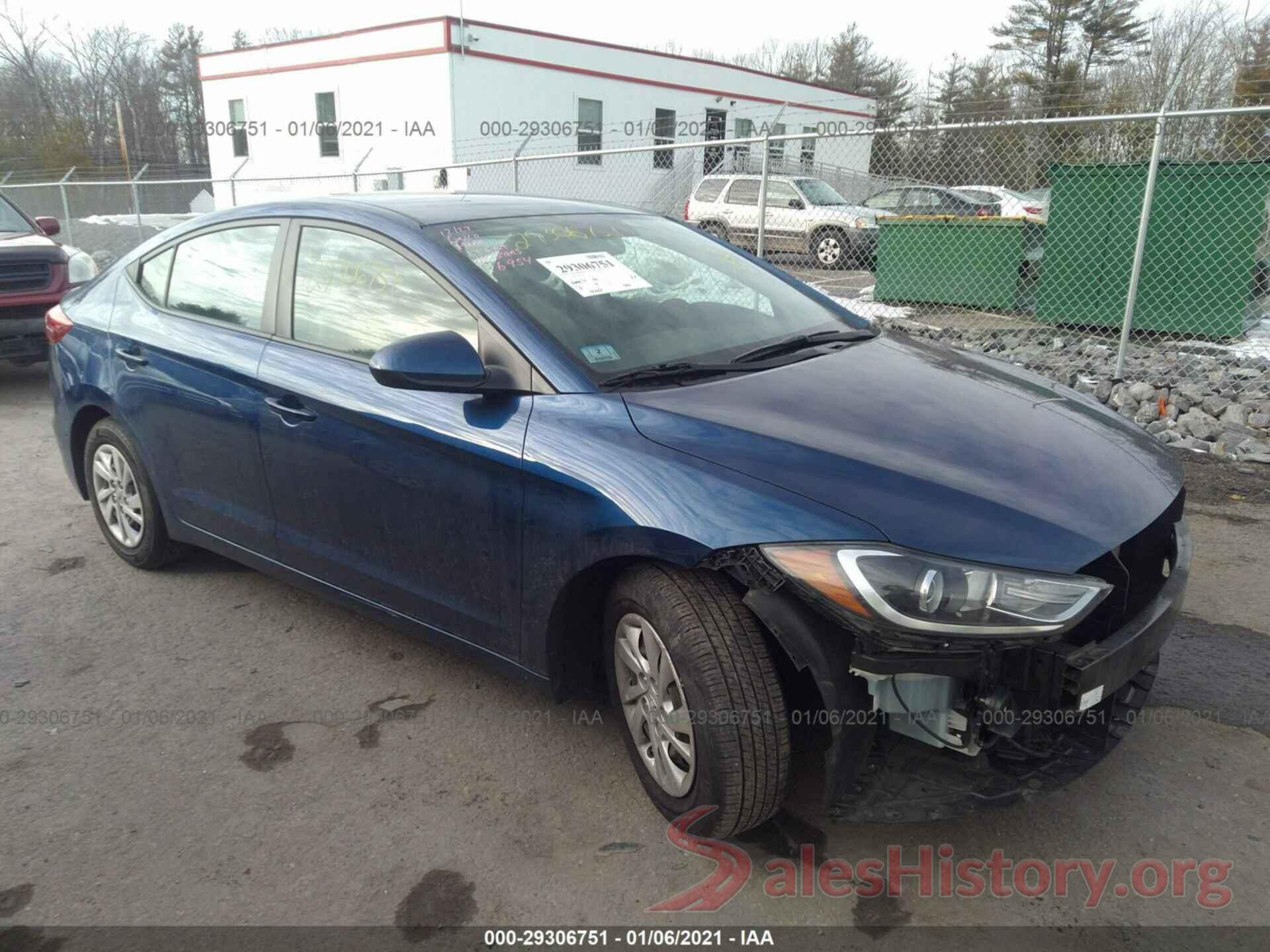 5NPD74LF7HH143921 2017 HYUNDAI ELANTRA