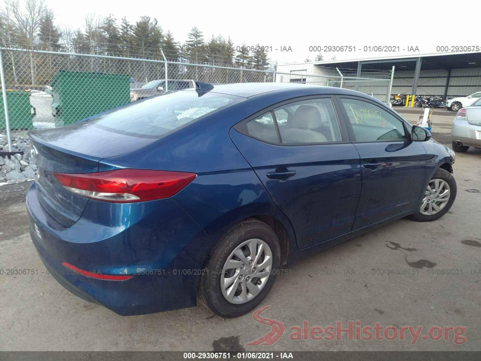 5NPD74LF7HH143921 2017 HYUNDAI ELANTRA