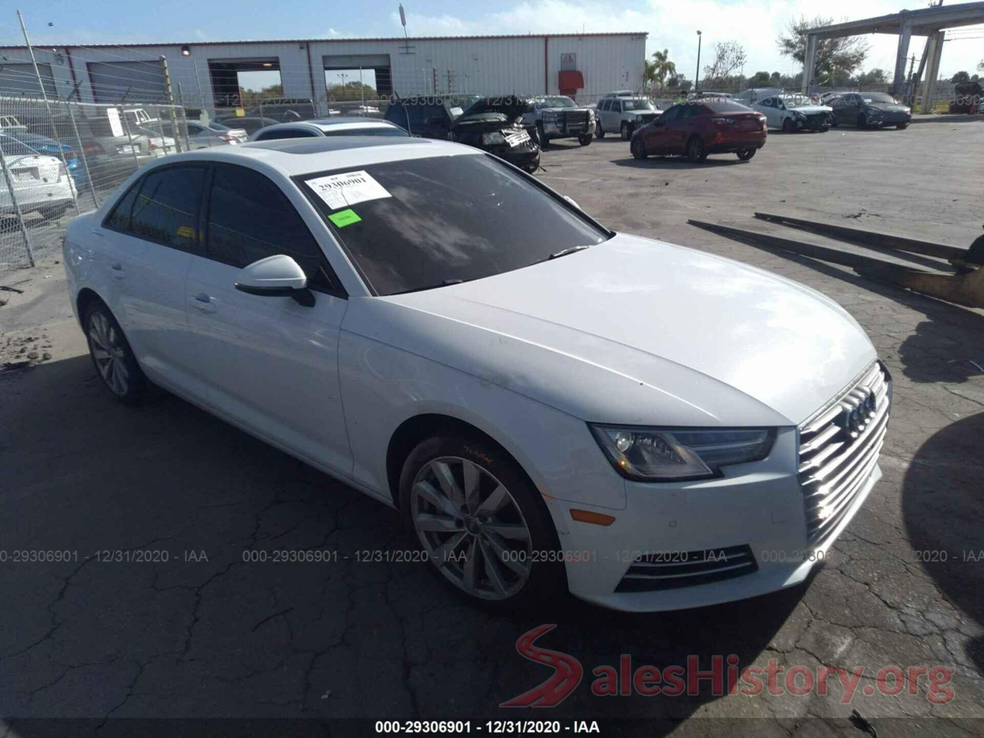 WAUGNAF46HN016196 2017 AUDI A4