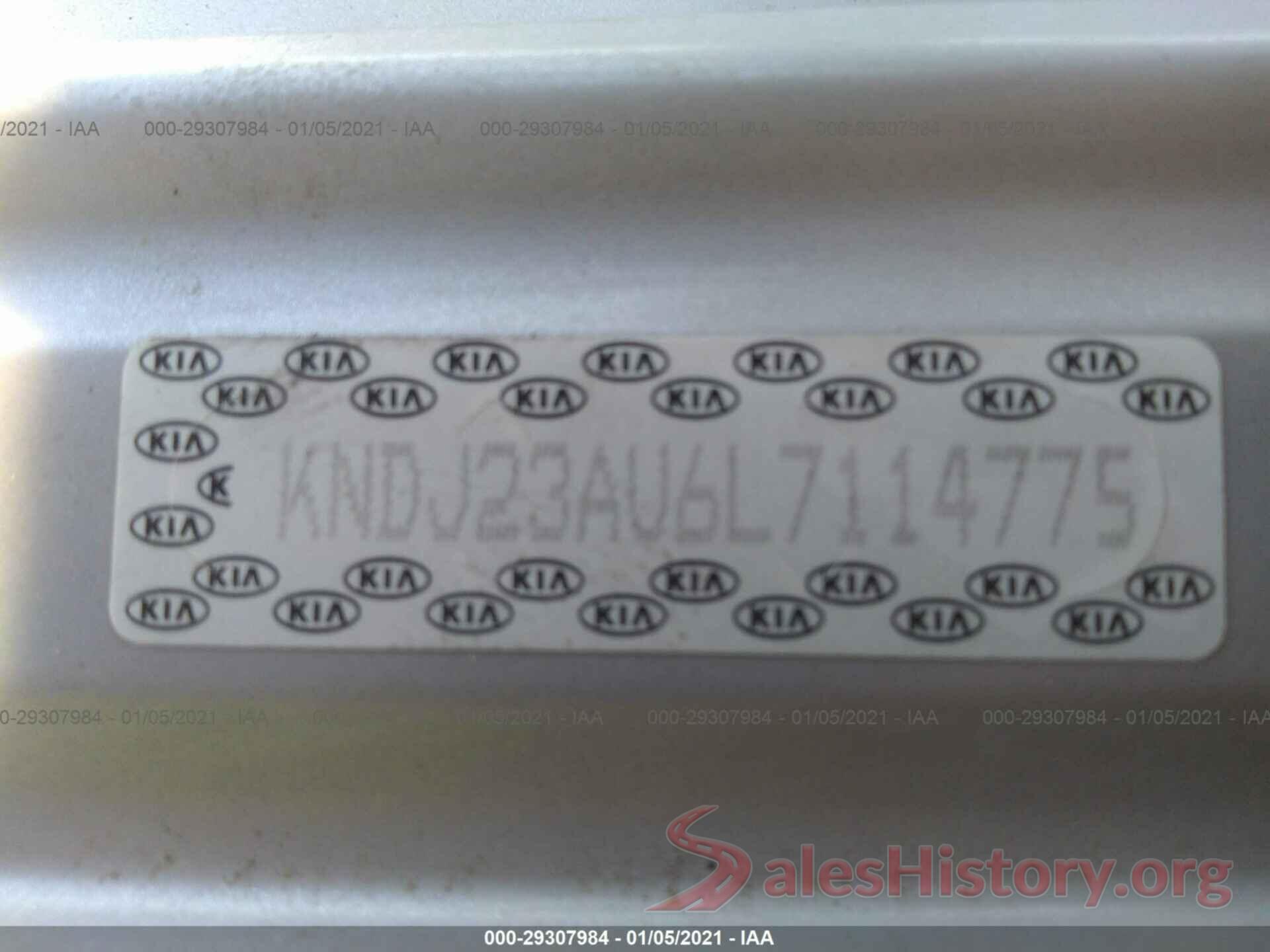 KNDJ23AU6L7114775 2020 KIA SOUL