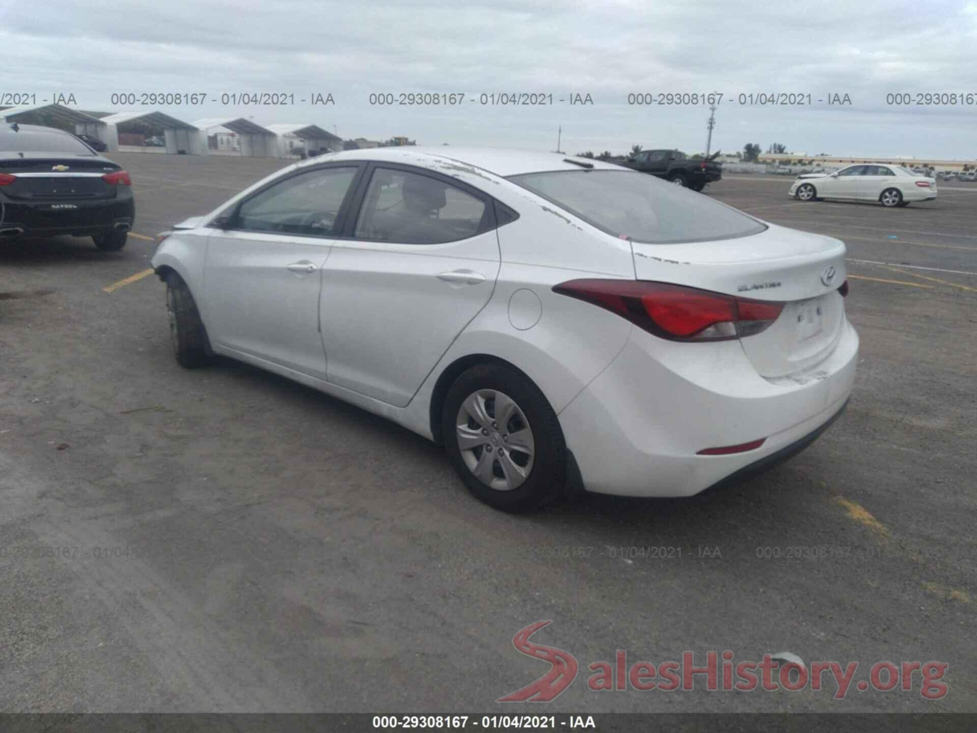 5NPDH4AE2GH668245 2016 HYUNDAI ELANTRA