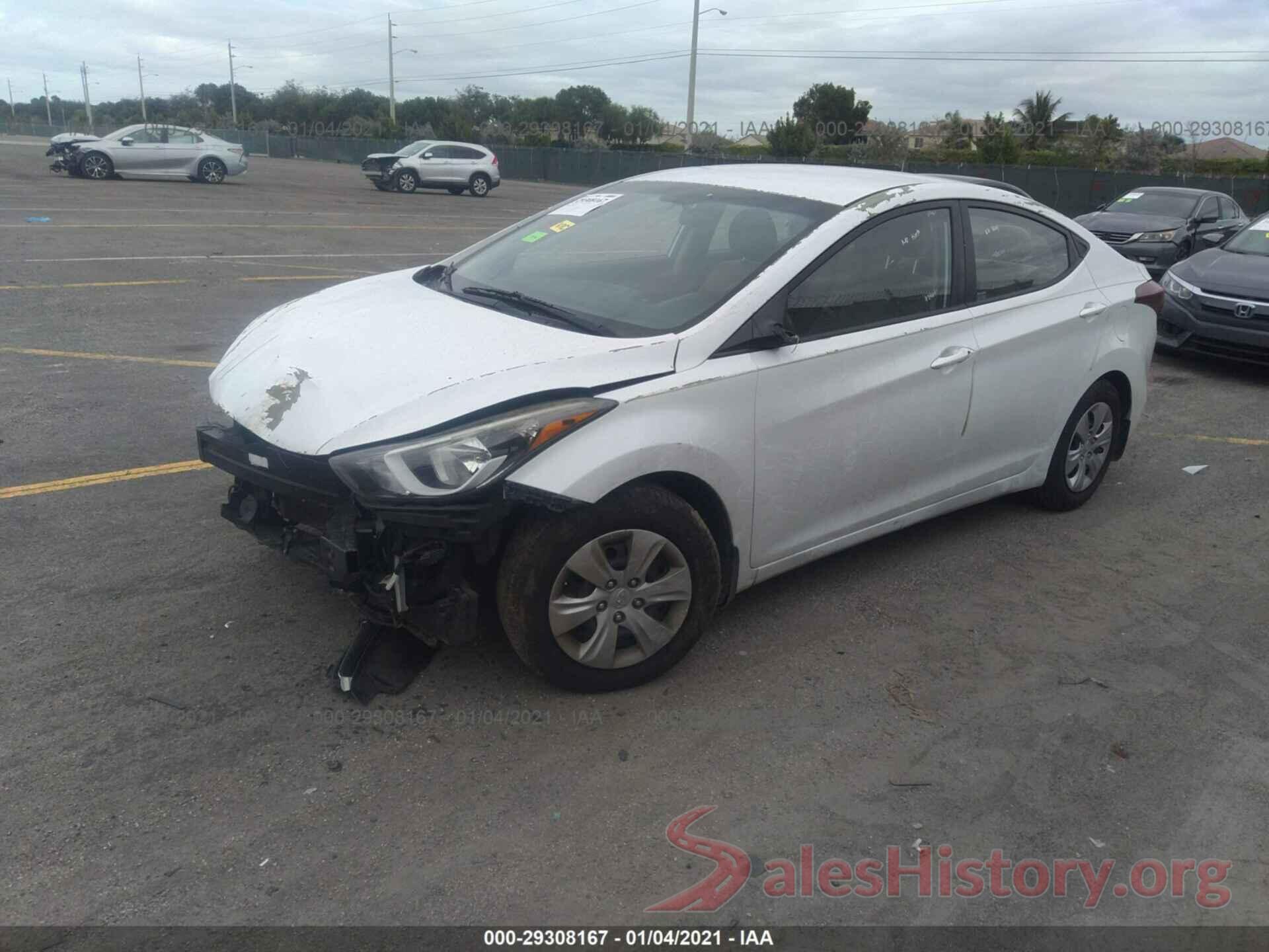 5NPDH4AE2GH668245 2016 HYUNDAI ELANTRA