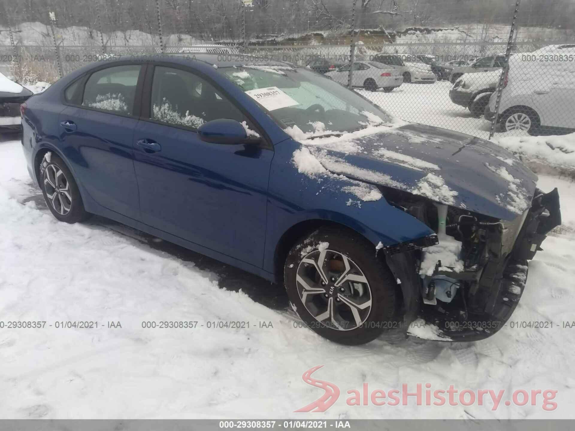 3KPF24AD5LE216287 2020 KIA FORTE