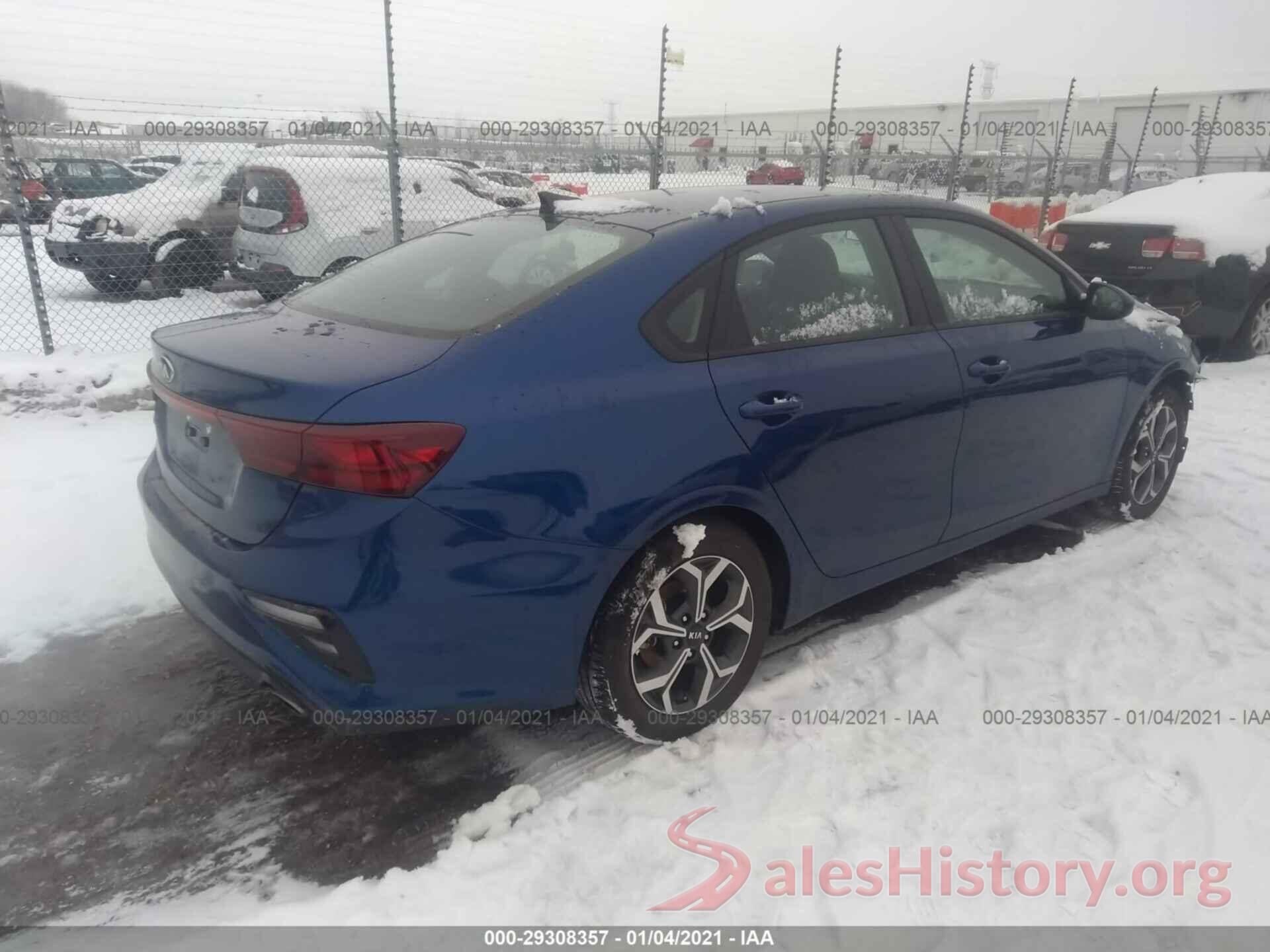 3KPF24AD5LE216287 2020 KIA FORTE