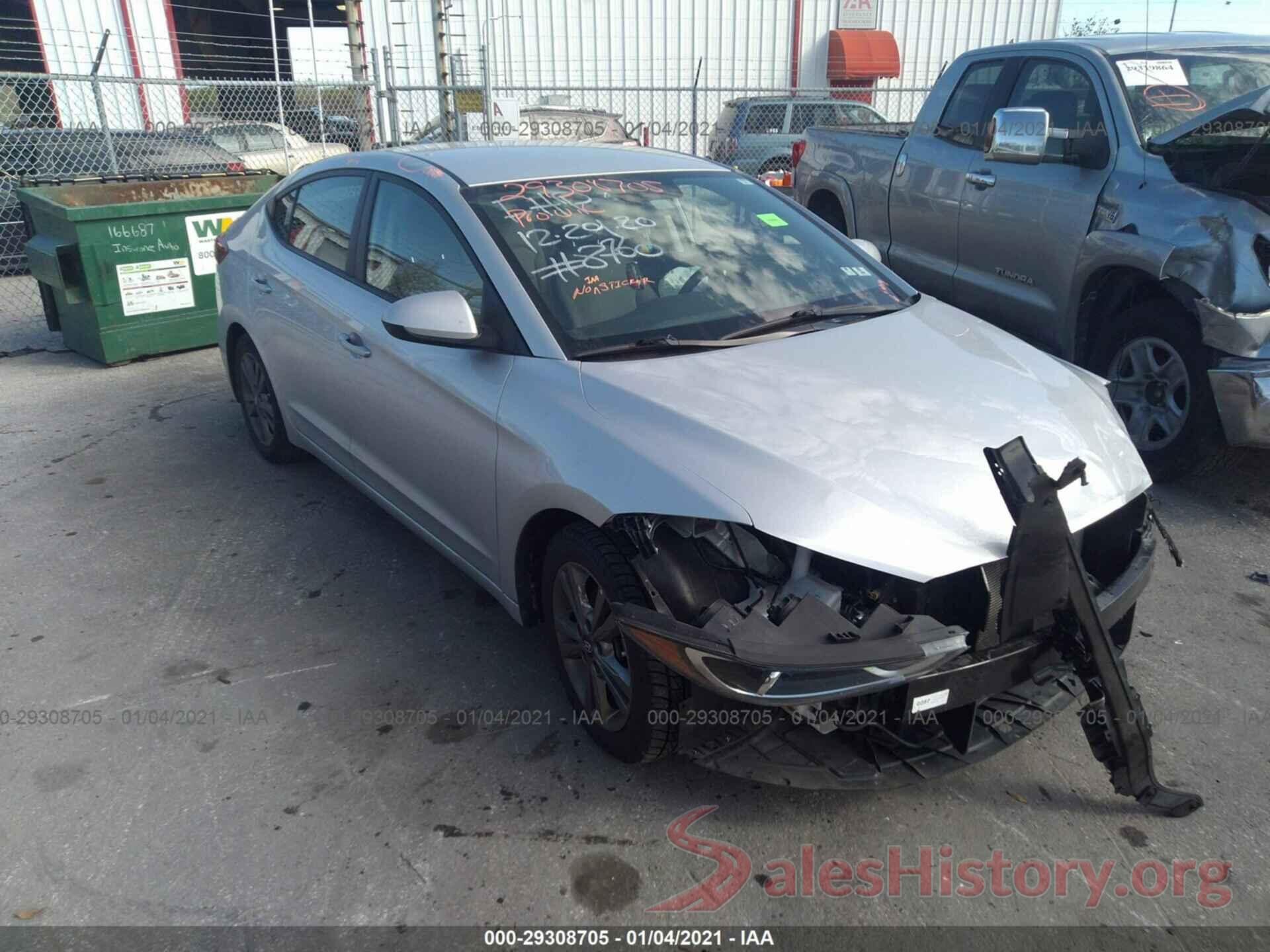 5NPD84LF9JH368621 2018 HYUNDAI ELANTRA